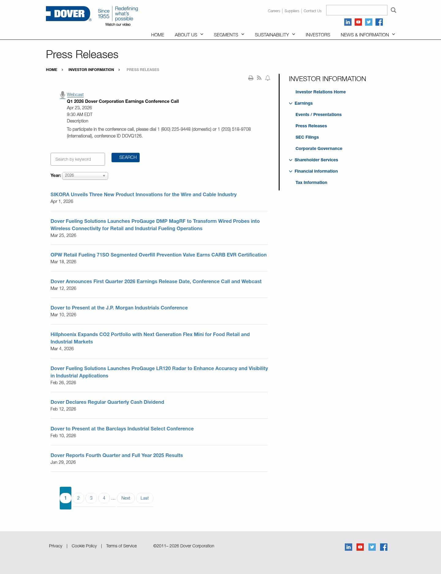 Latest website image capture