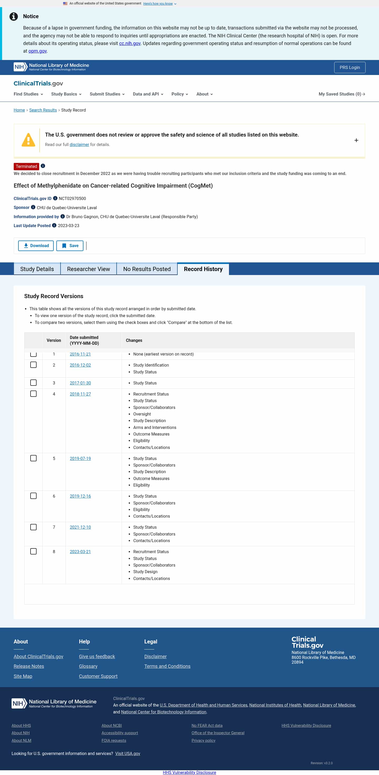 Latest website image capture