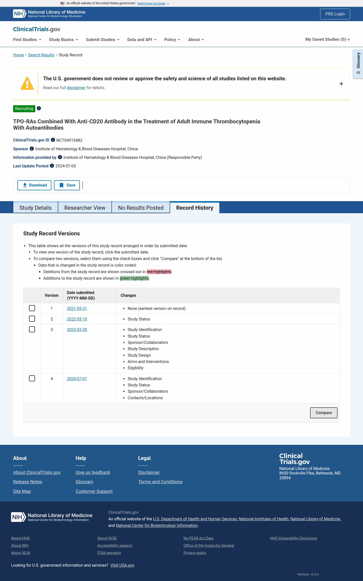 Latest website image capture