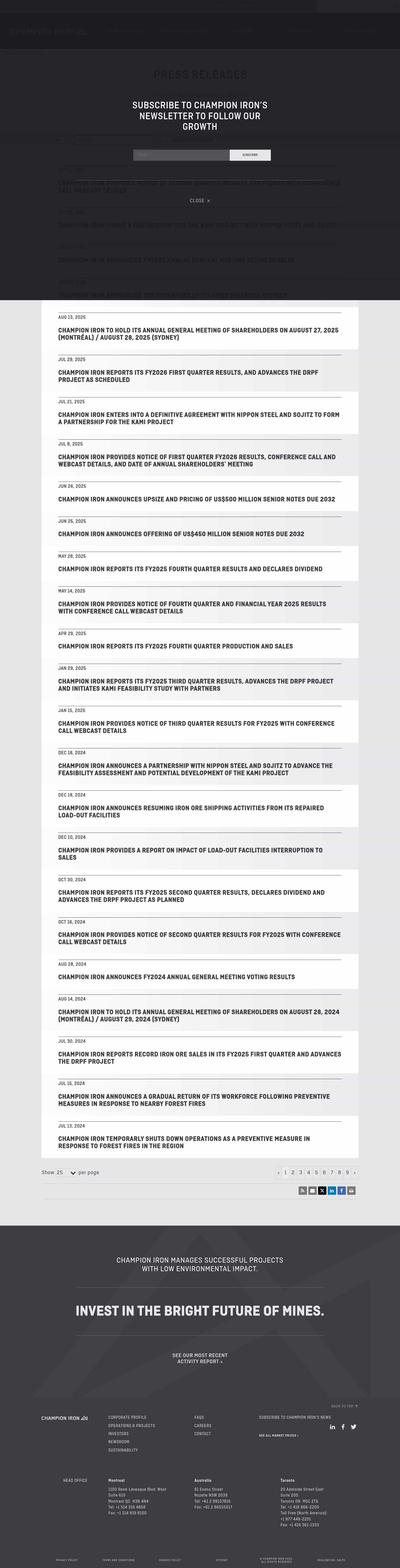 Latest website image capture