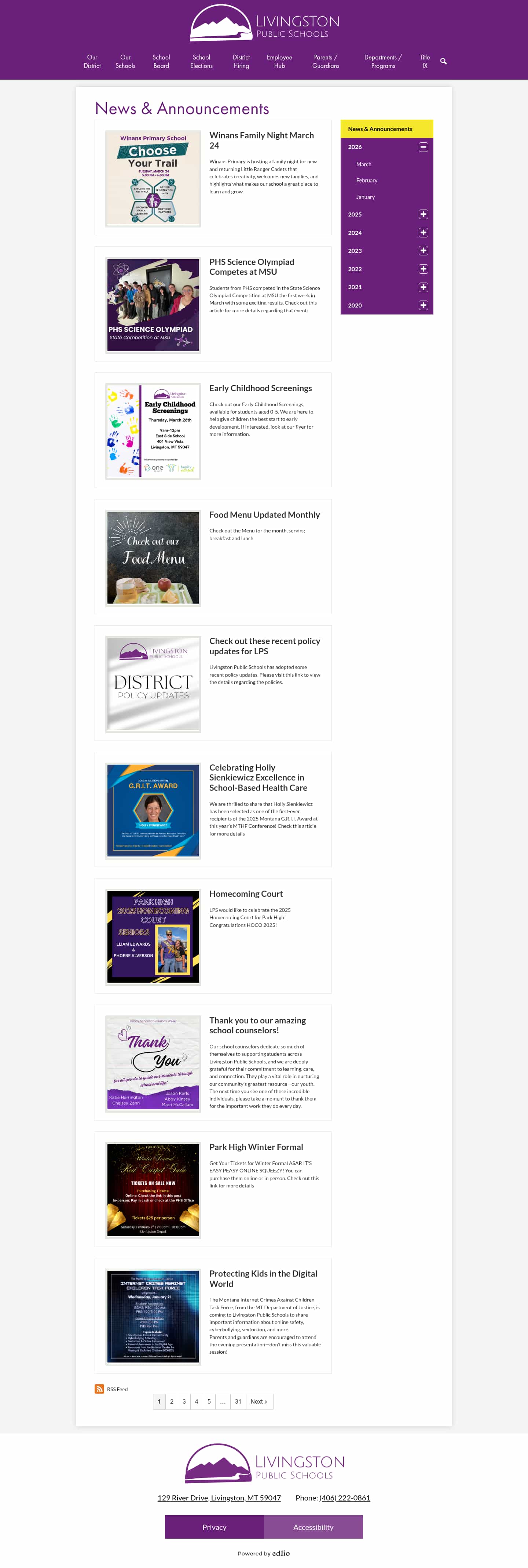 Latest website image capture