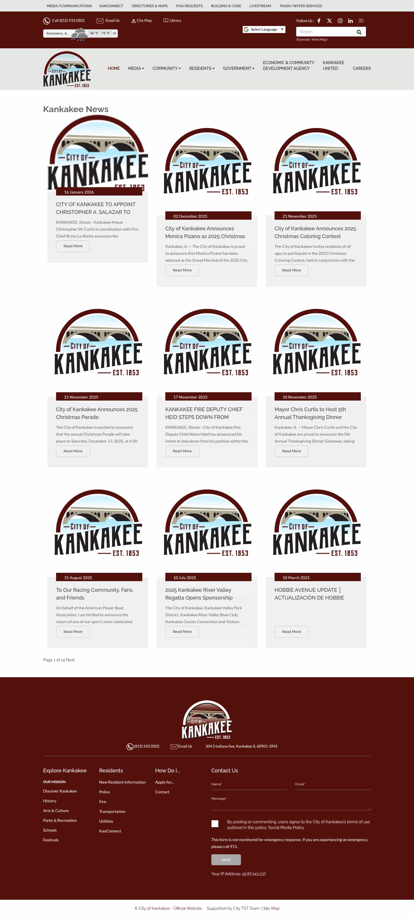 Latest website image capture