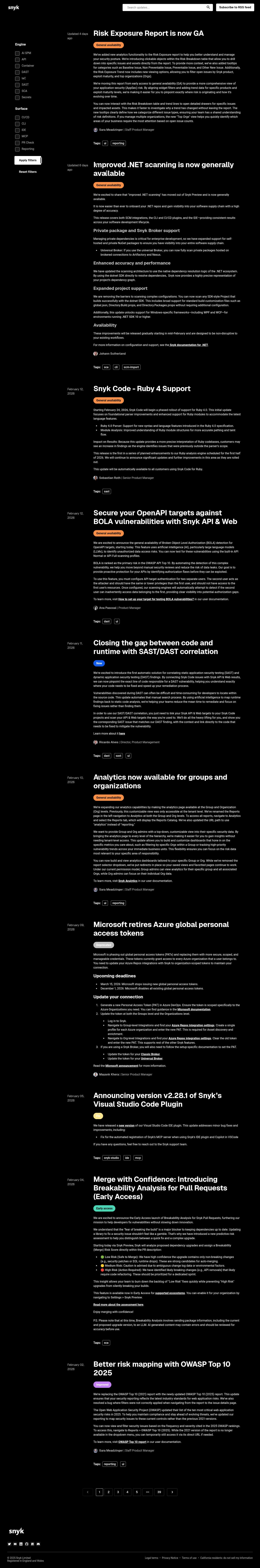 Latest website image capture