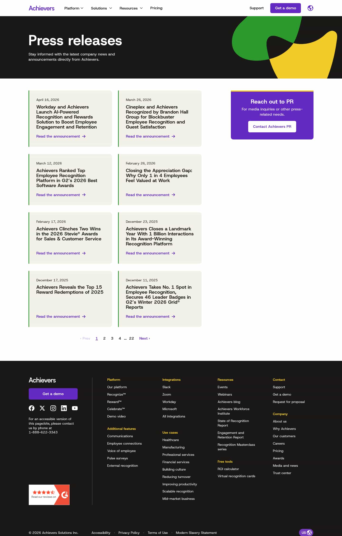 Latest website image capture