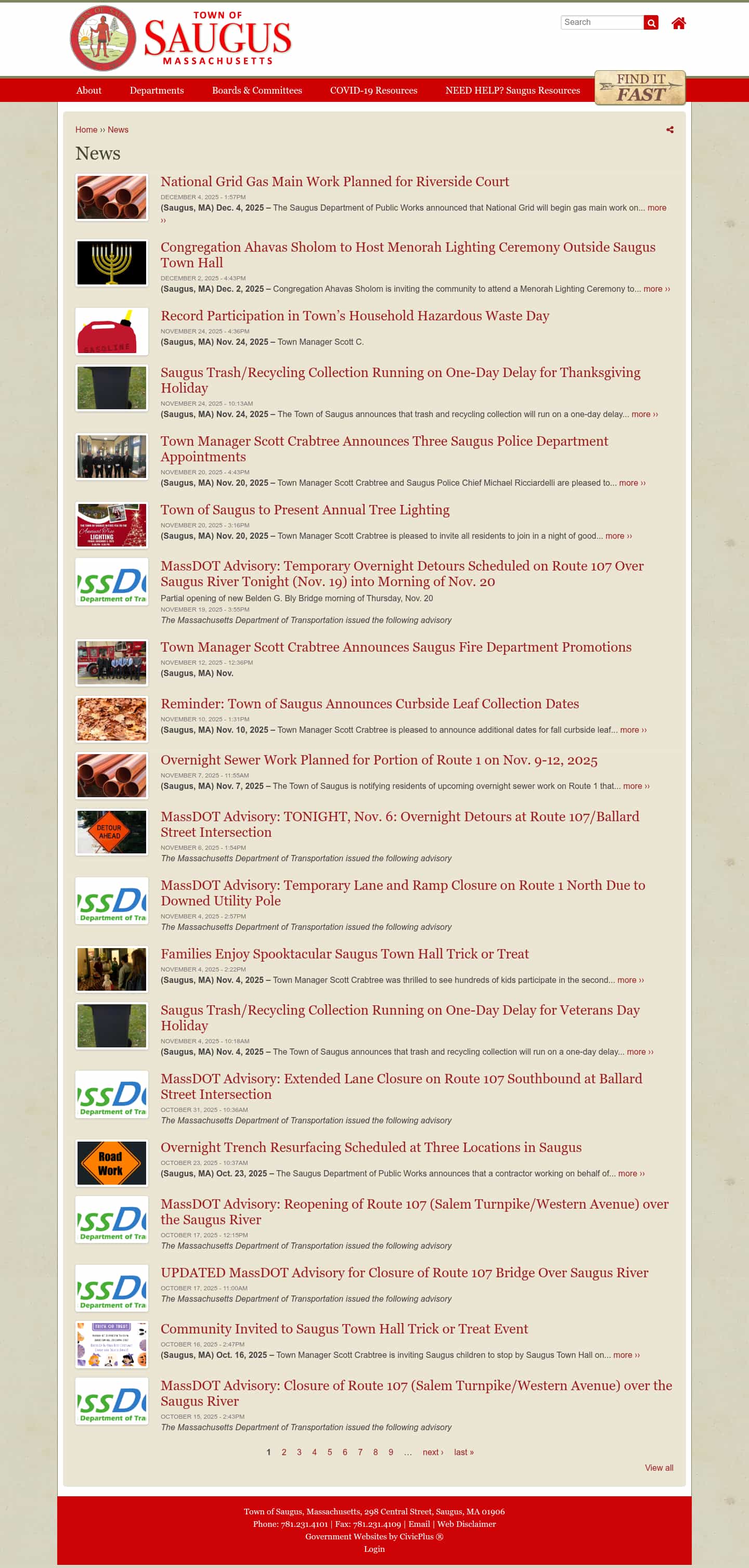 Latest website image capture