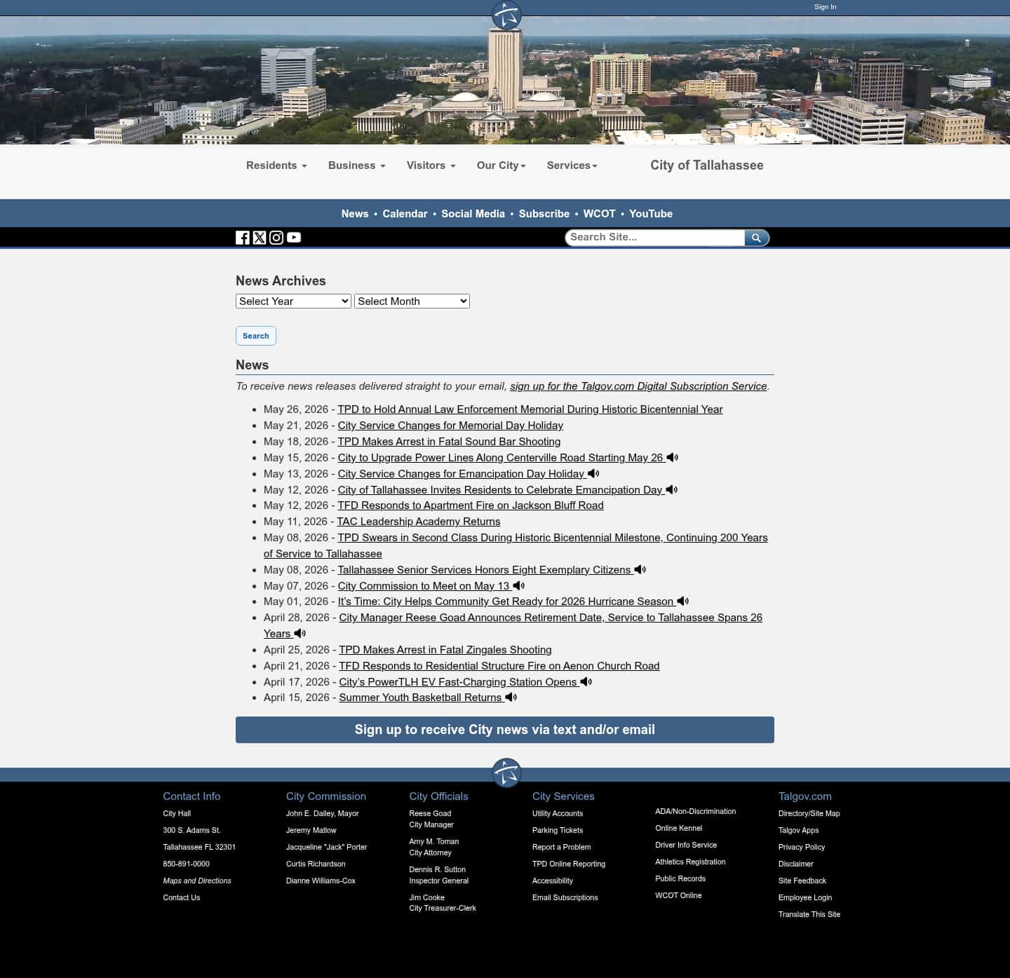 Latest website image capture
