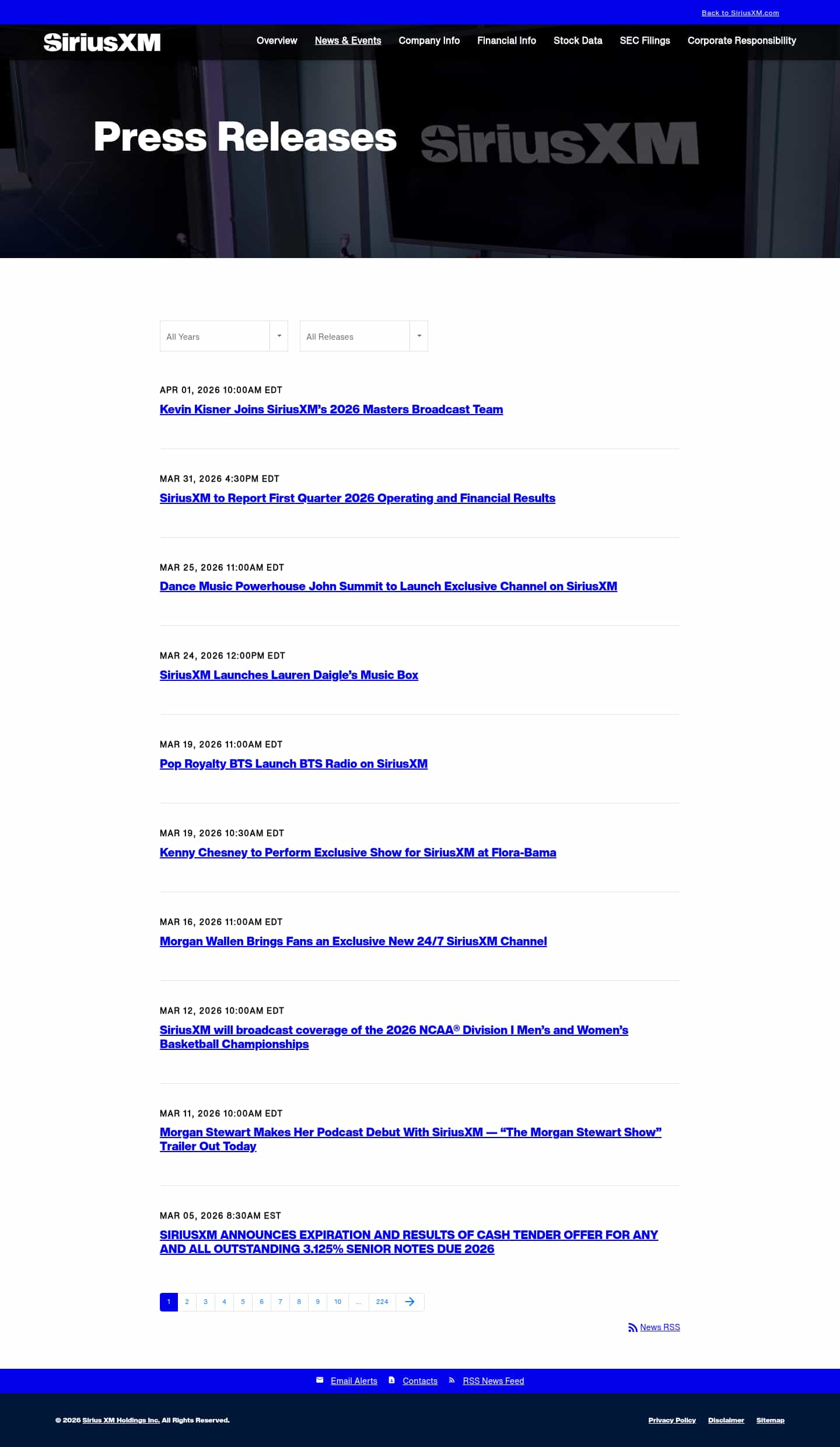 Latest website image capture