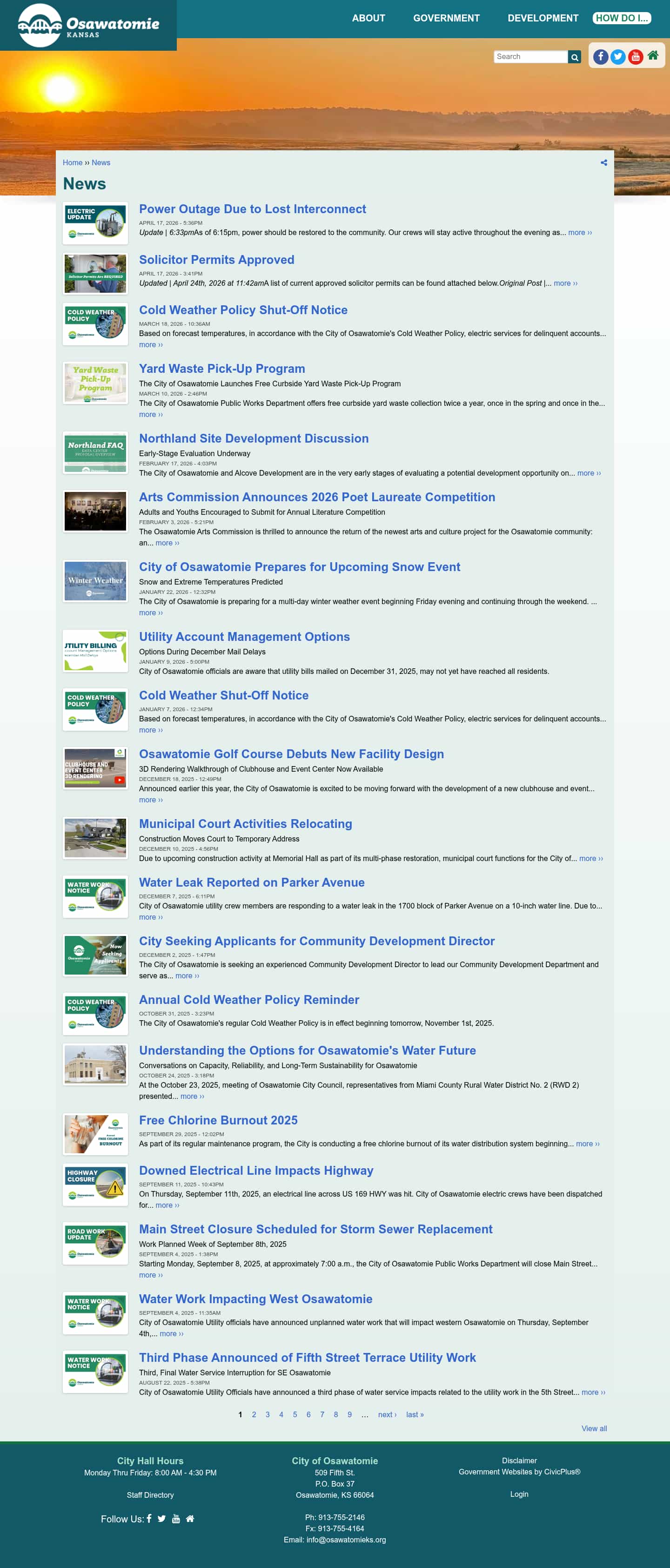 Latest website image capture
