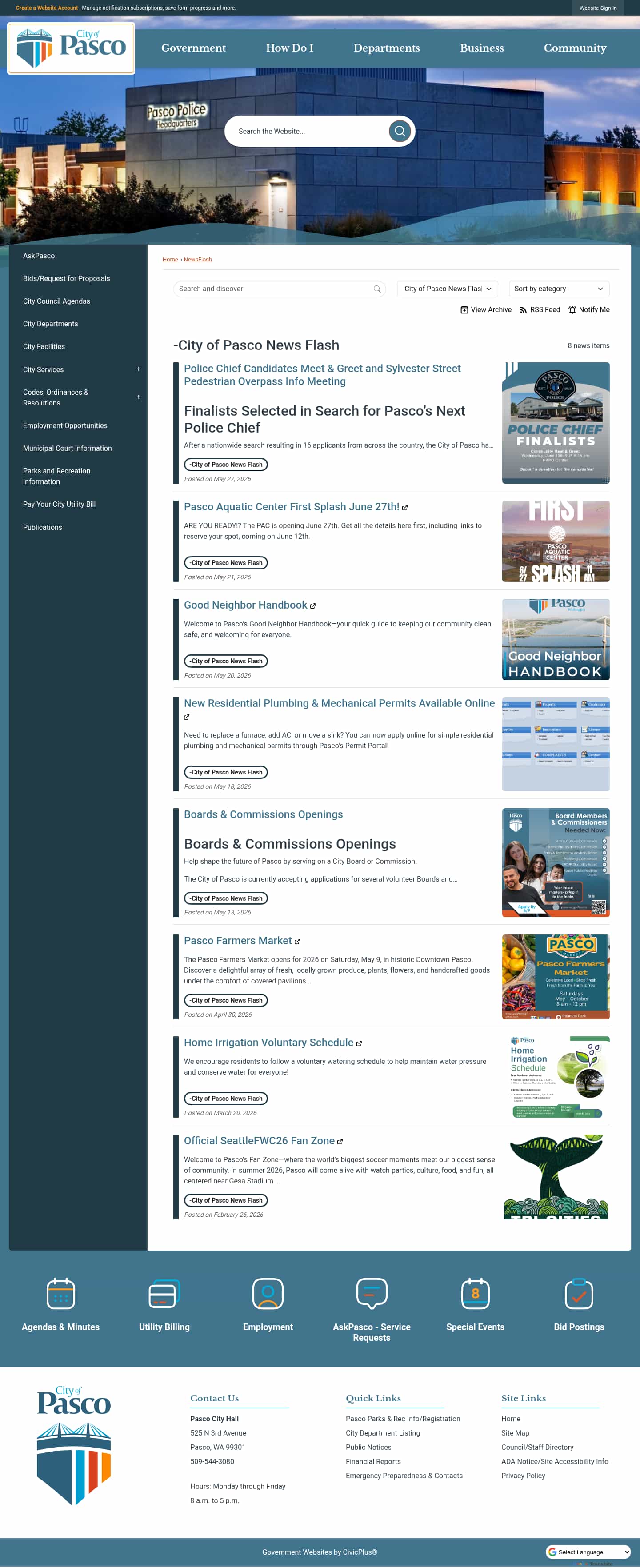 Latest website image capture