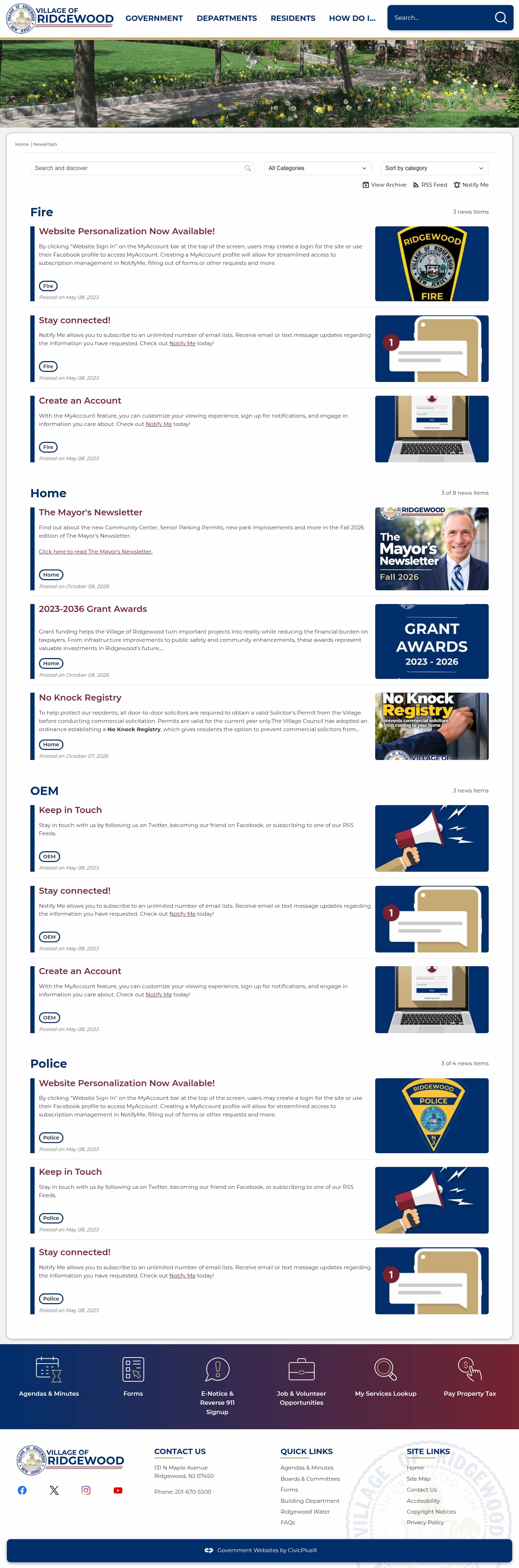 Latest website image capture