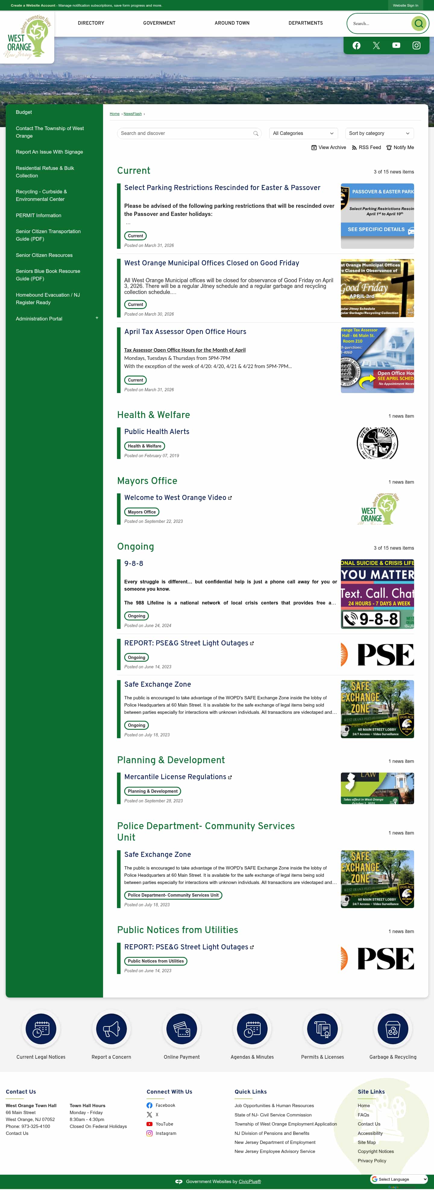 Latest website image capture