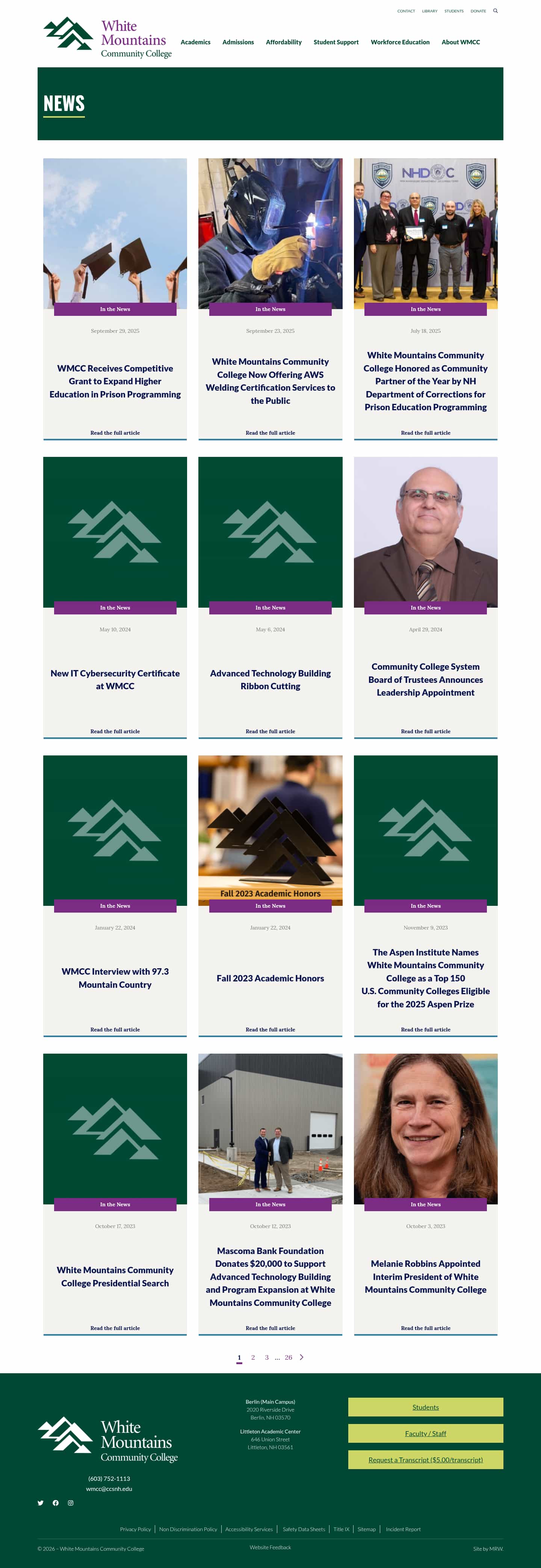 Latest website image capture