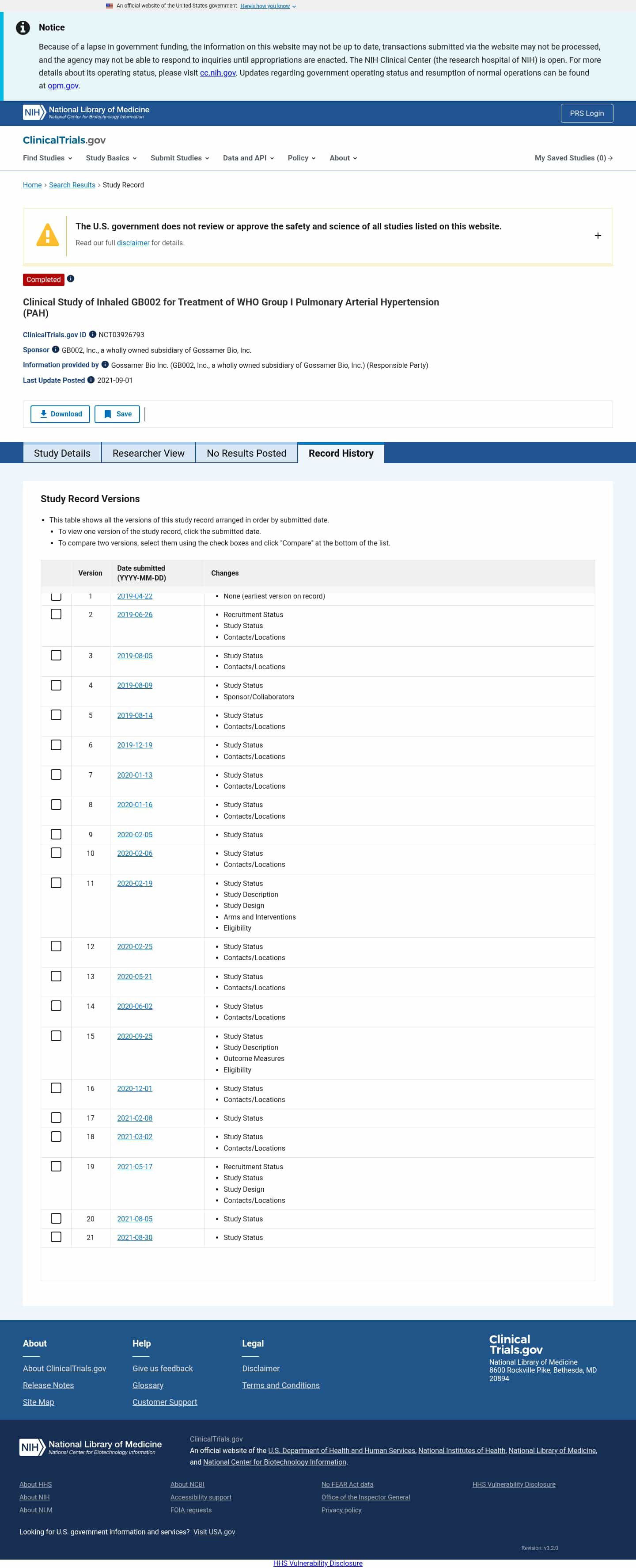 Latest website image capture