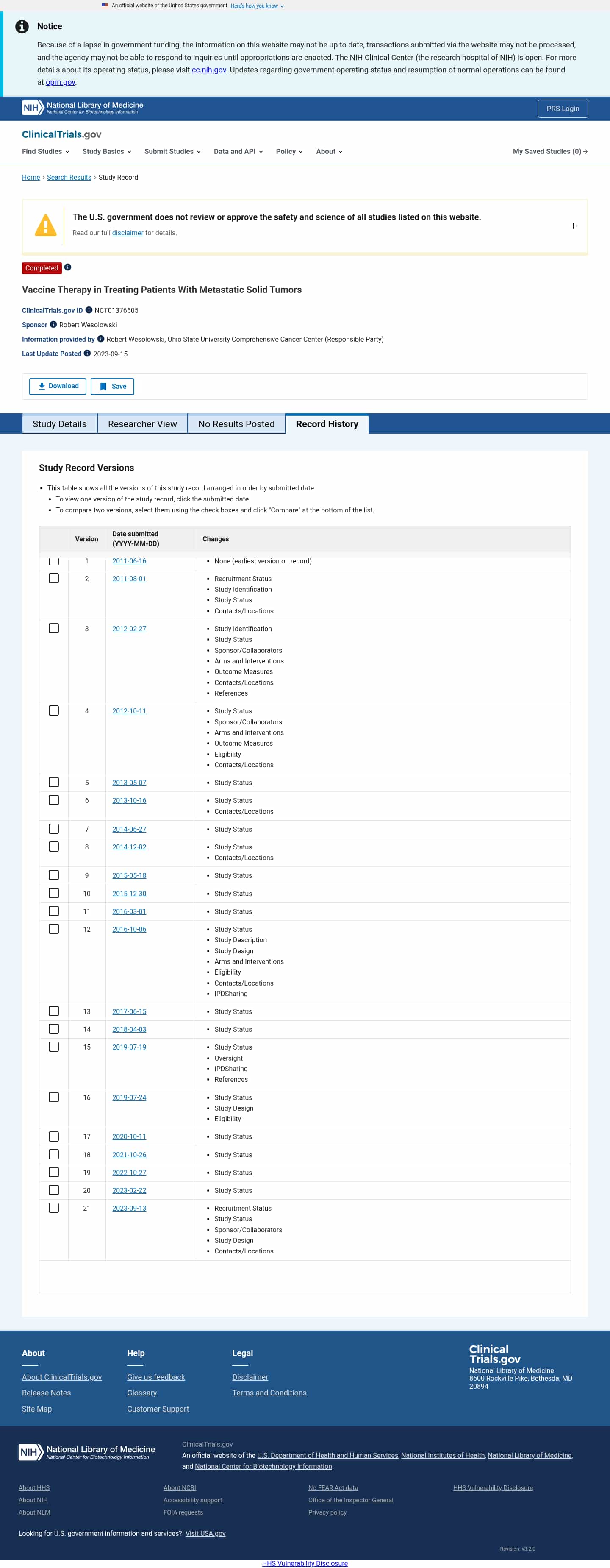 Latest website image capture