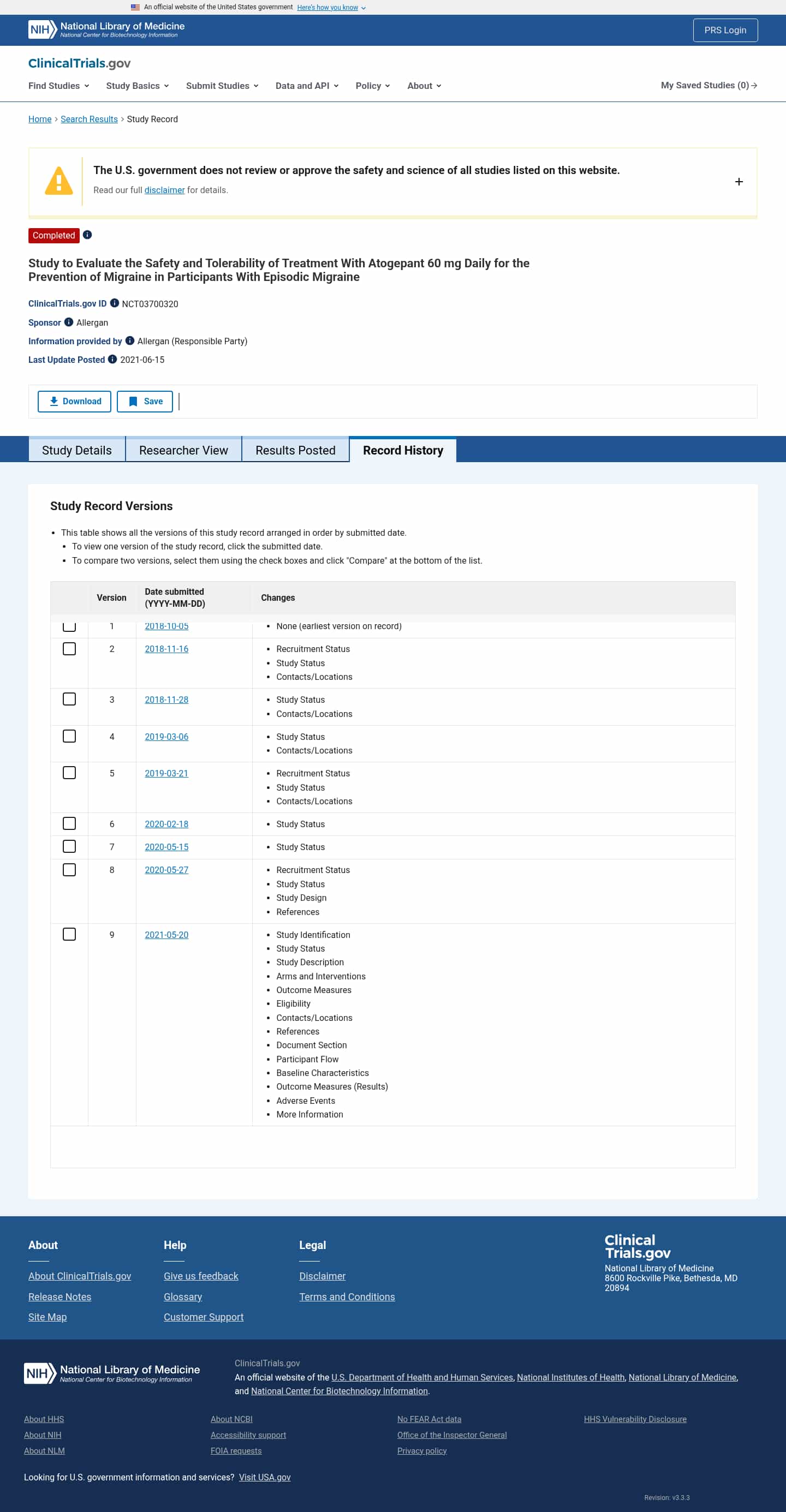 Latest website image capture