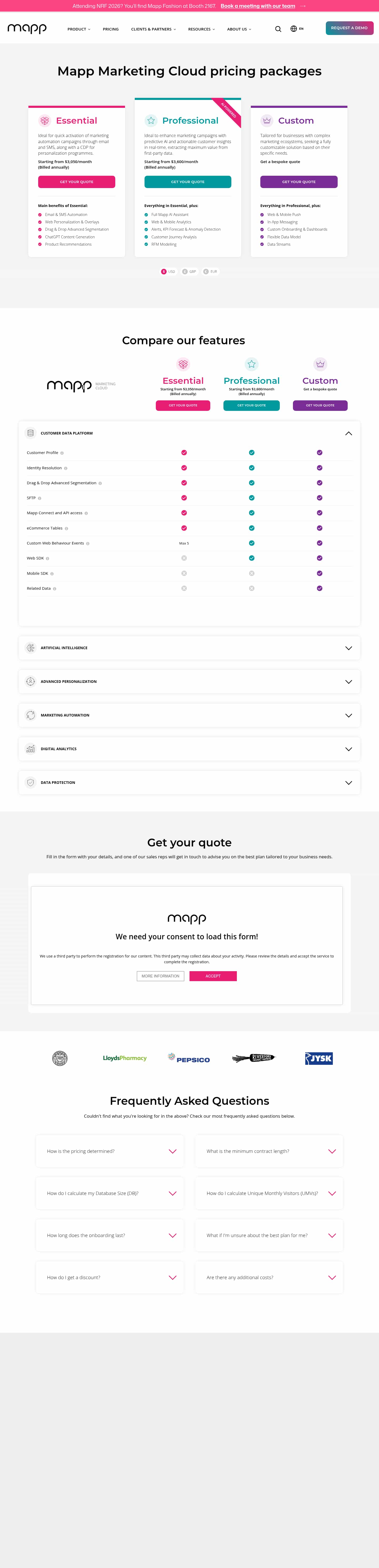 Latest website image capture