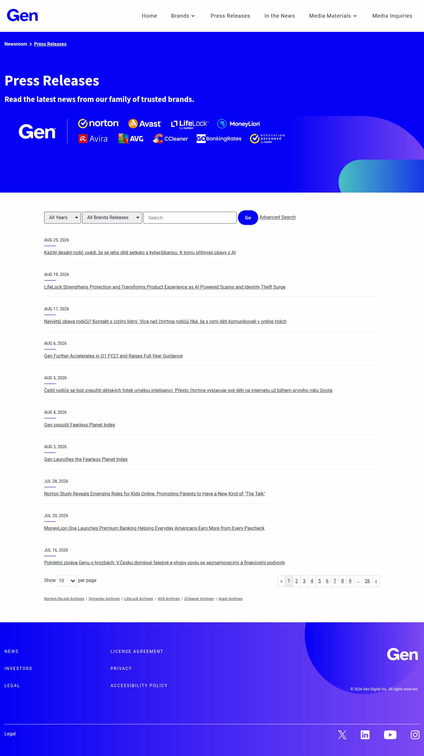Latest website image capture