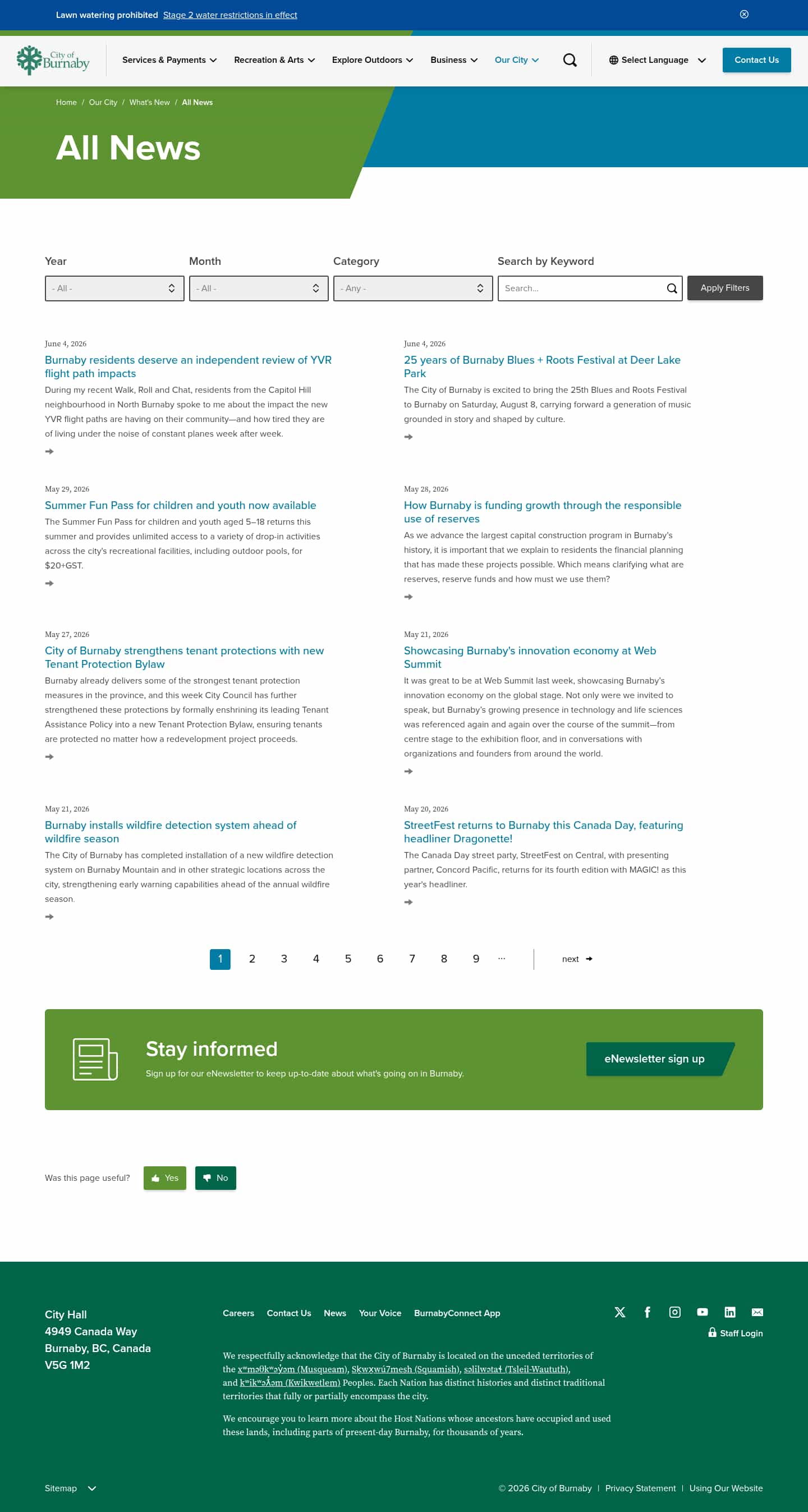 Latest website image capture