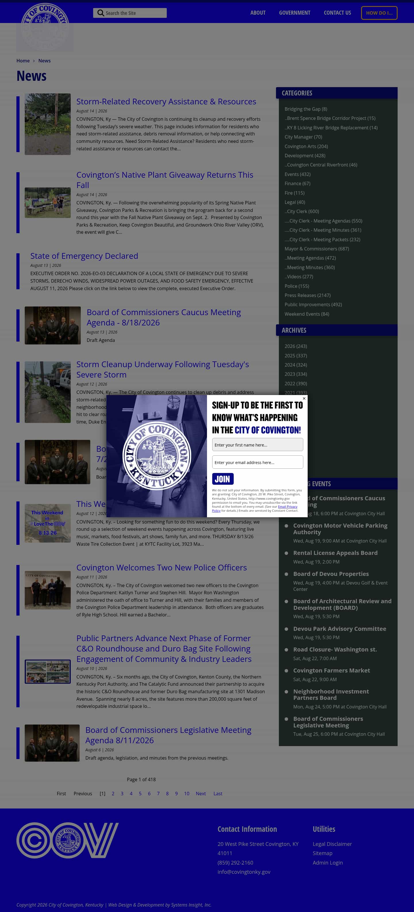 Latest website image capture