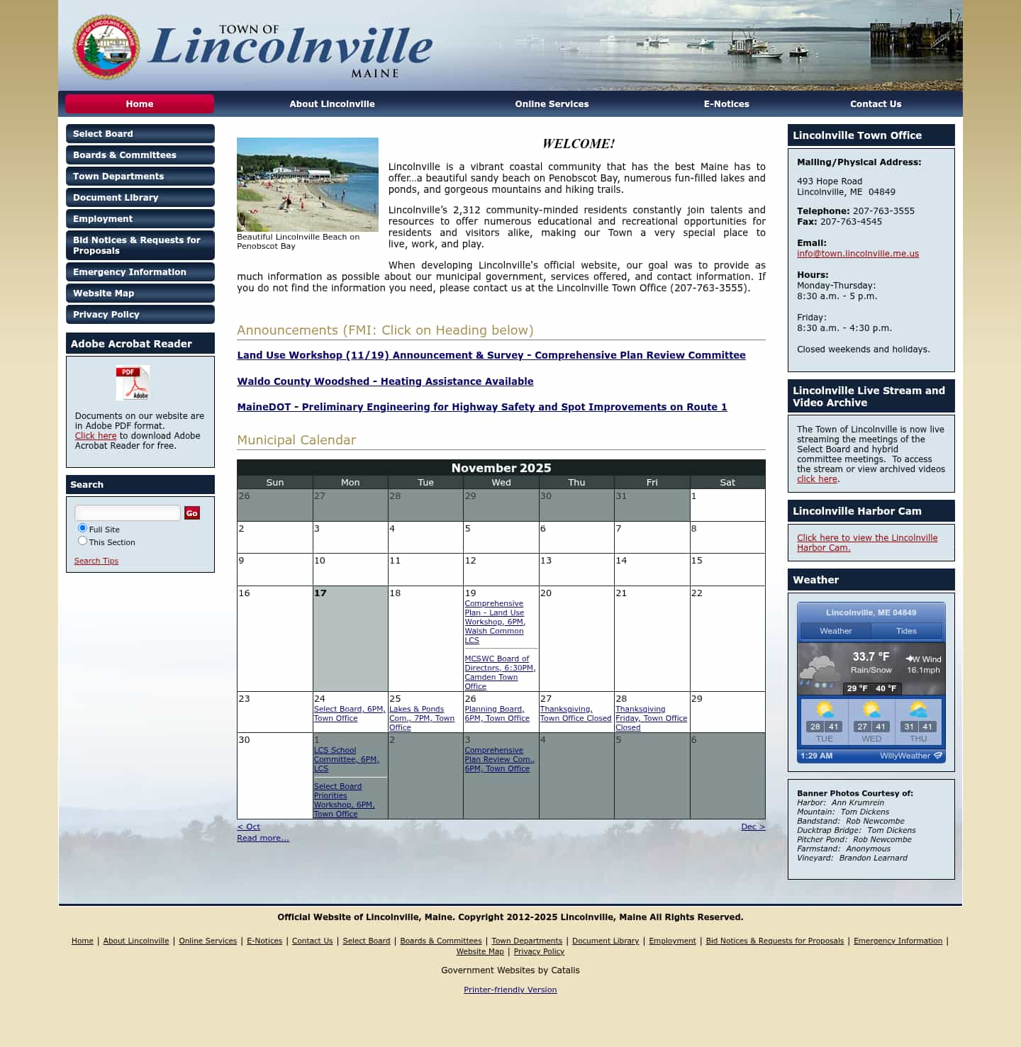 Latest website image capture