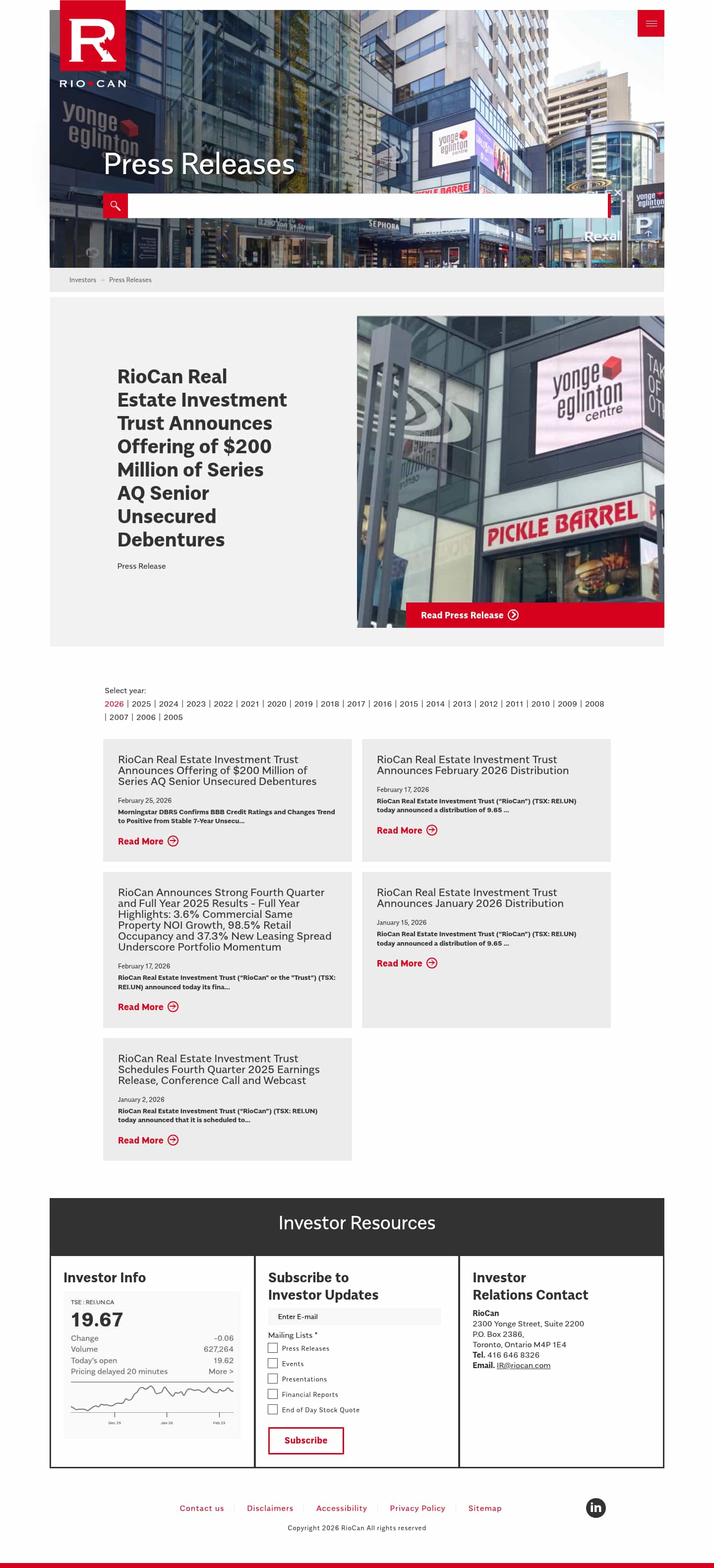 Latest website image capture