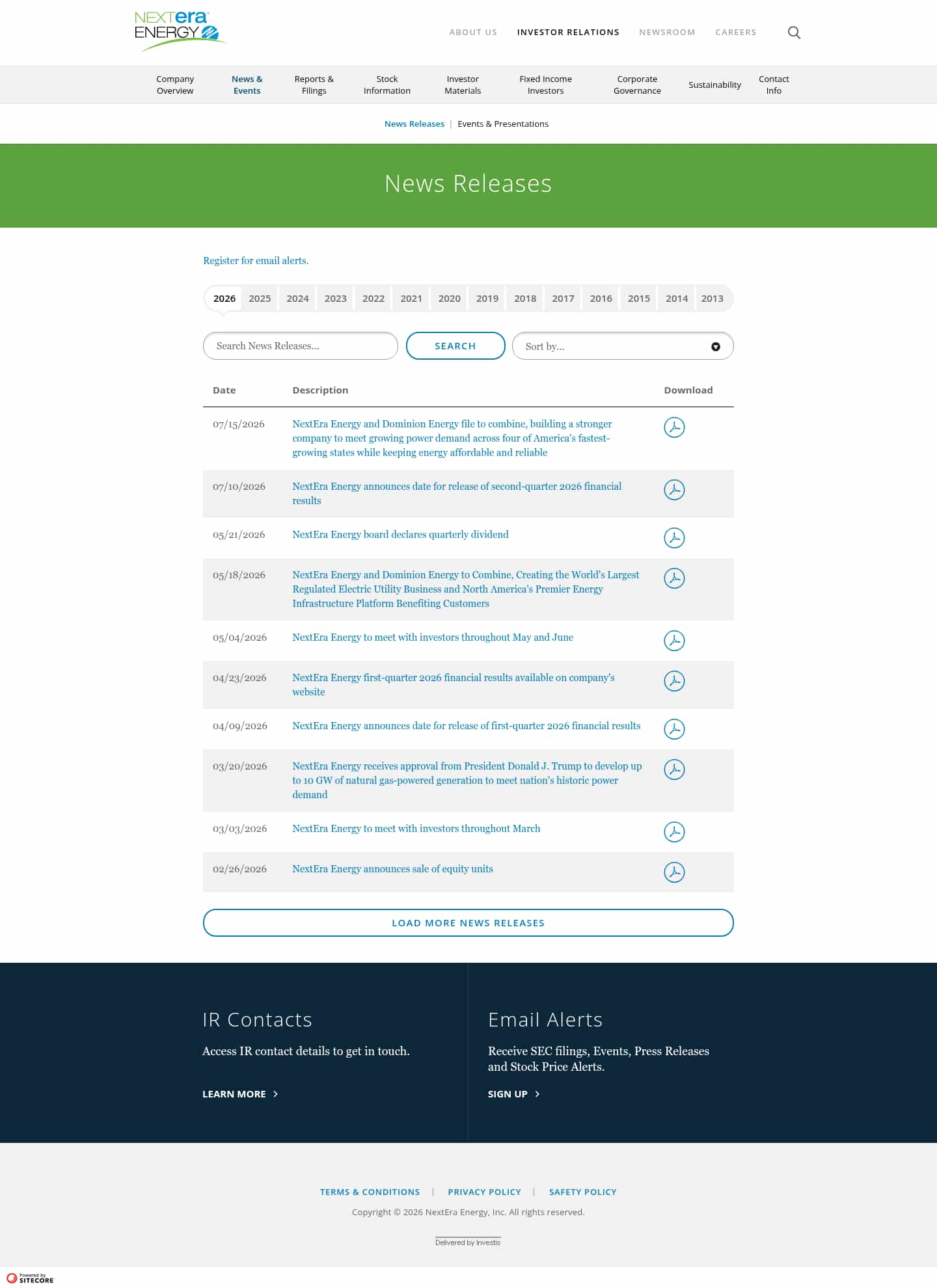 Latest website image capture