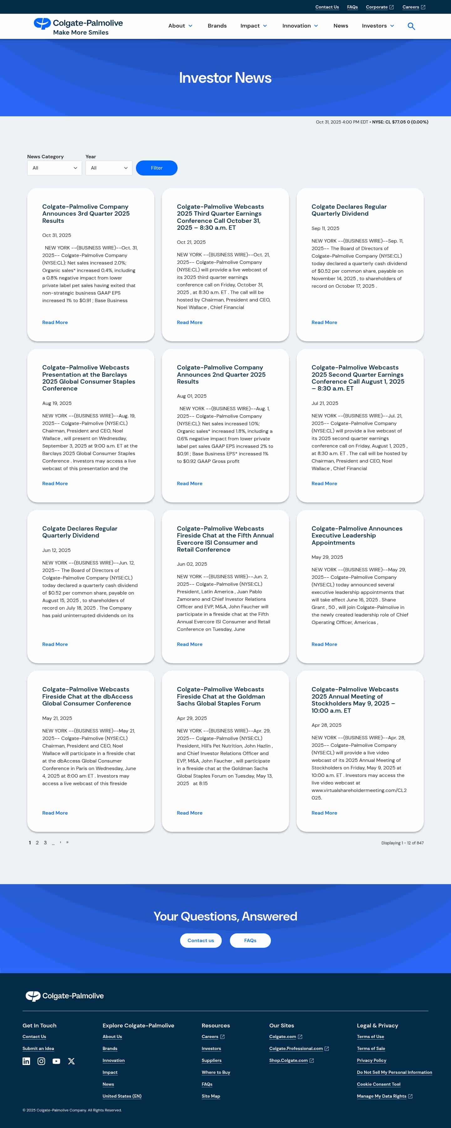 Latest website image capture