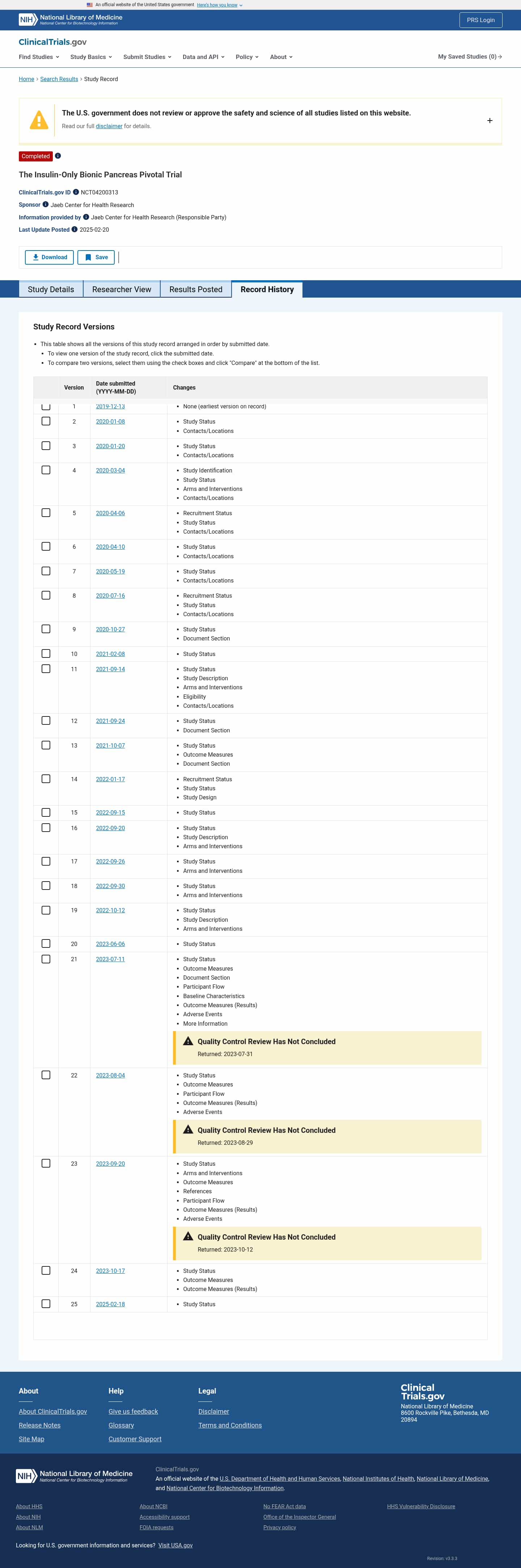 Latest website image capture
