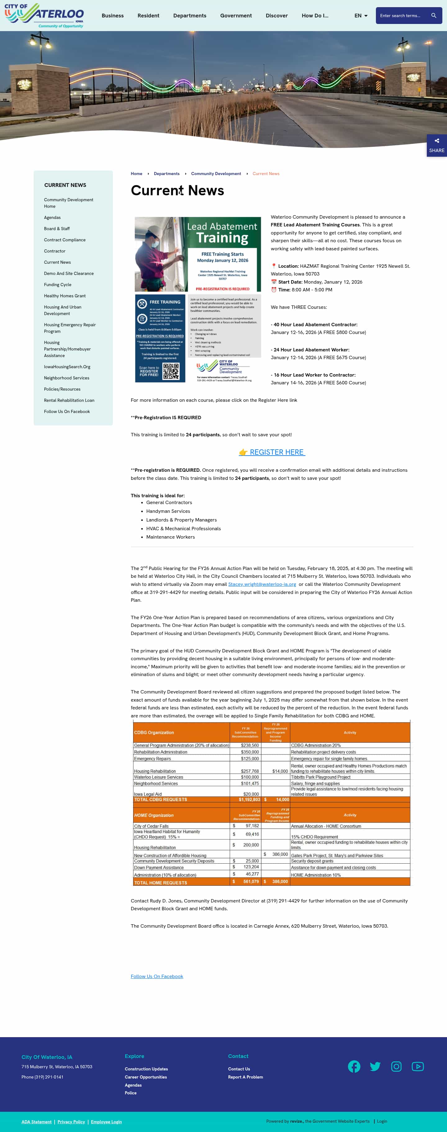 Latest website image capture