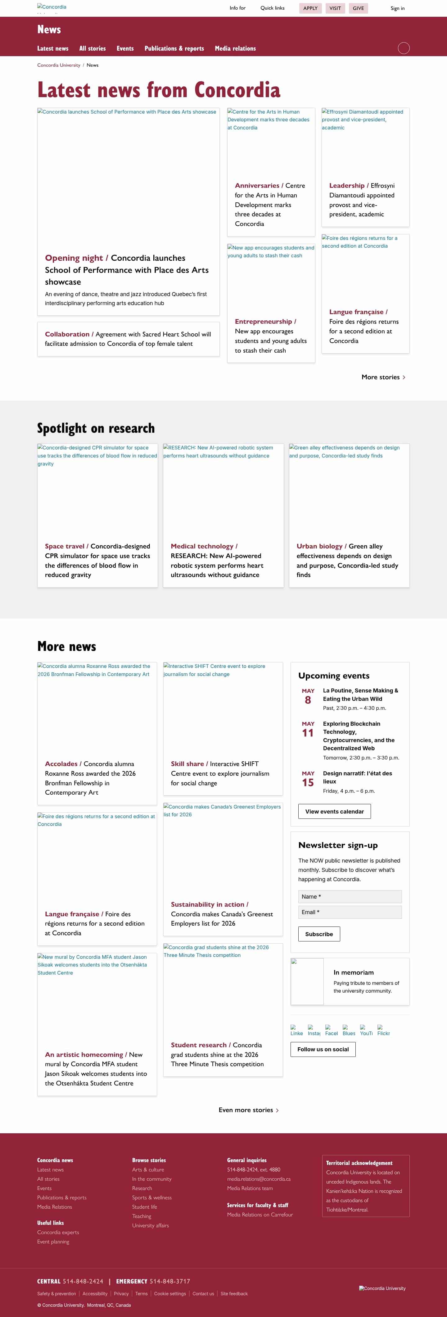 Latest website image capture