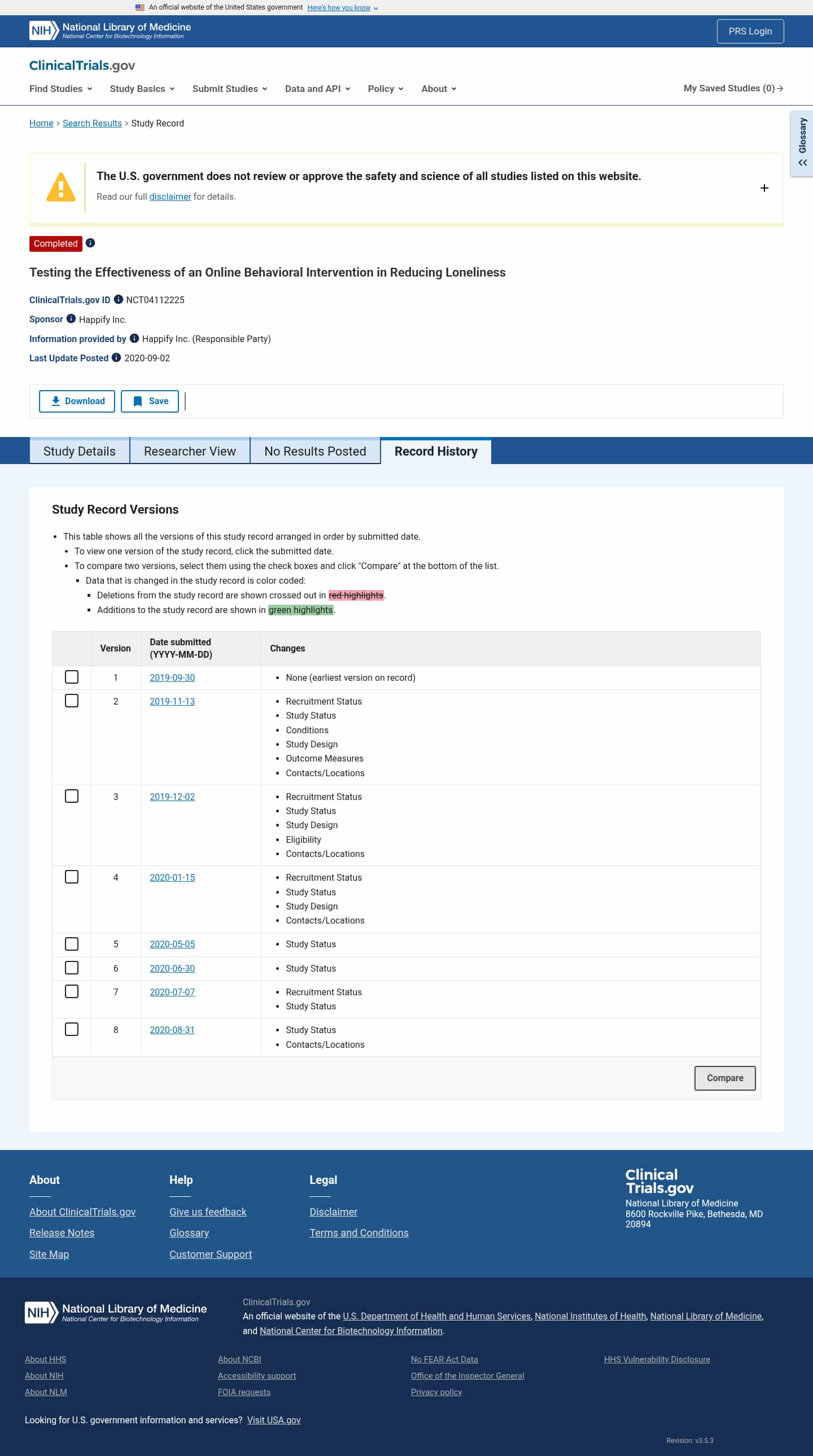 Latest website image capture