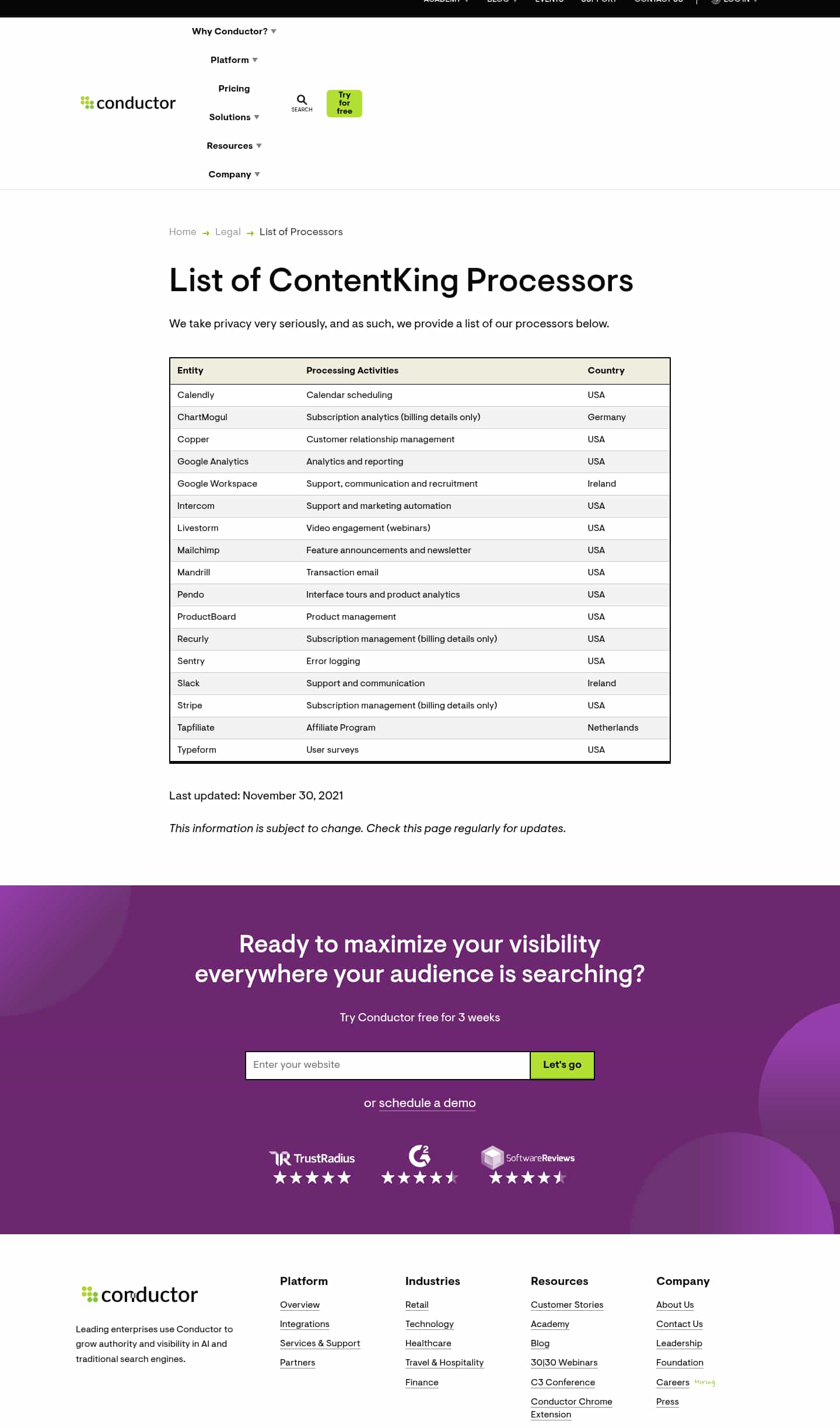 Latest website image capture