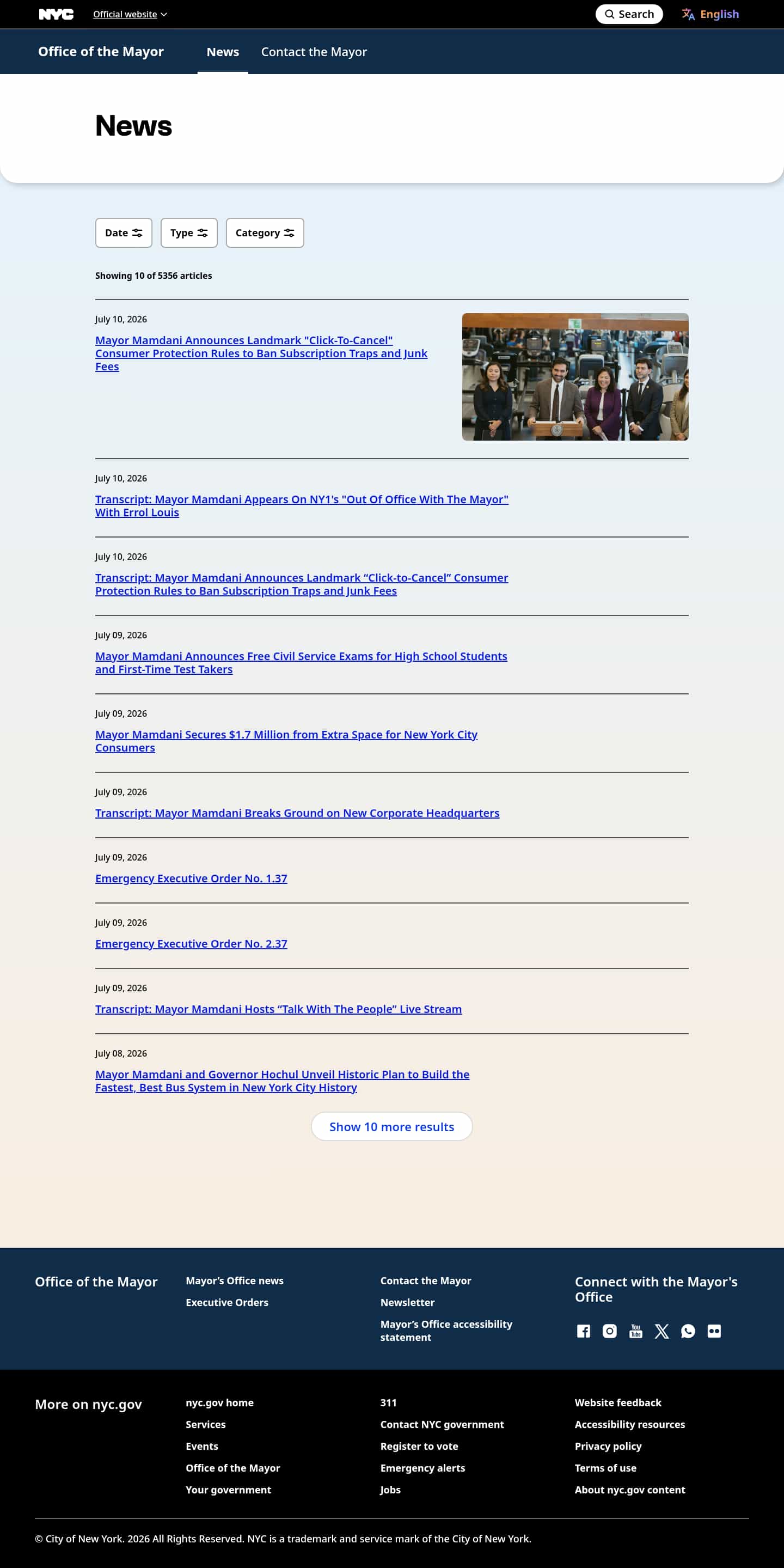 Latest website image capture