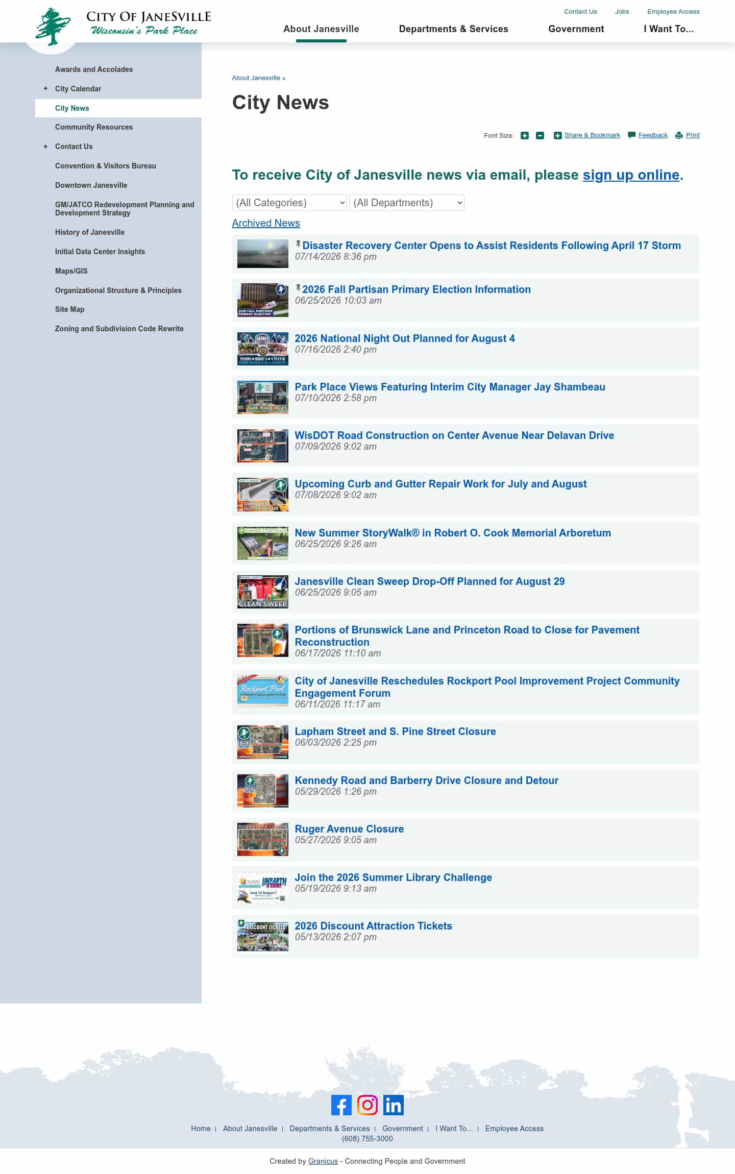 Latest website image capture