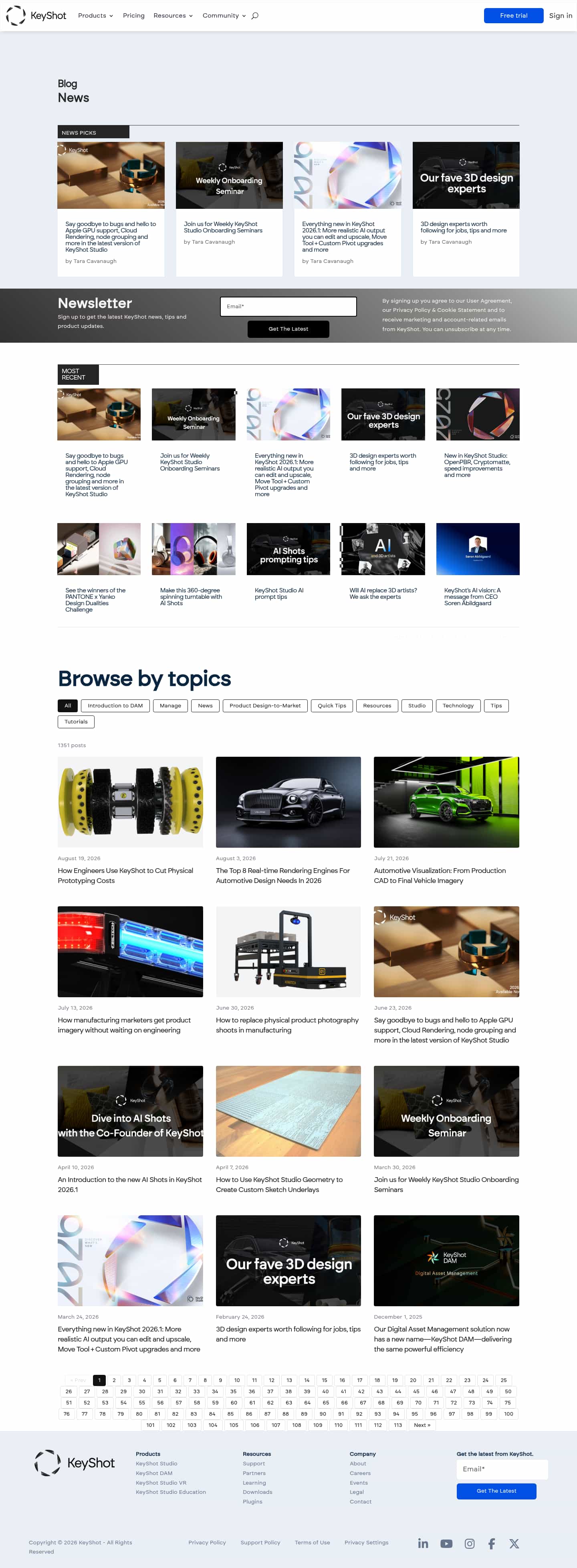 Latest website image capture