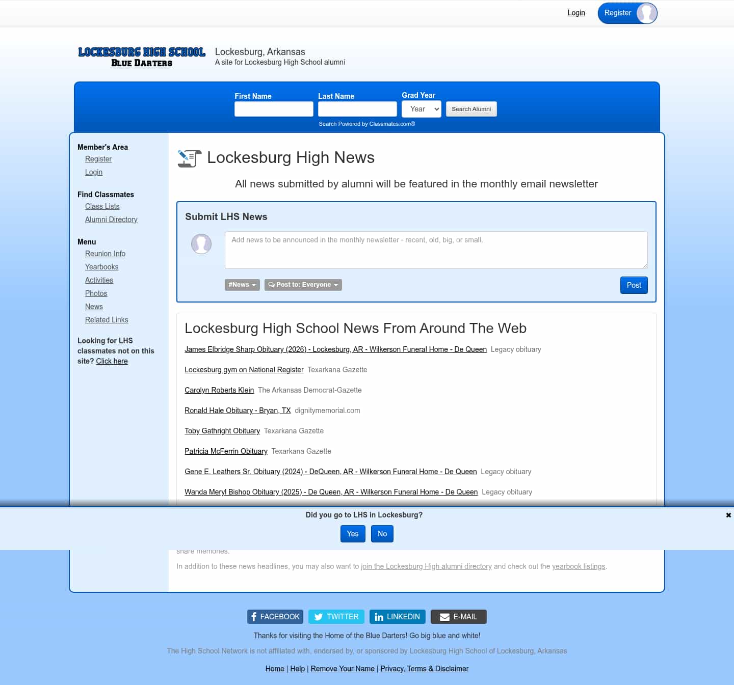 Latest website image capture