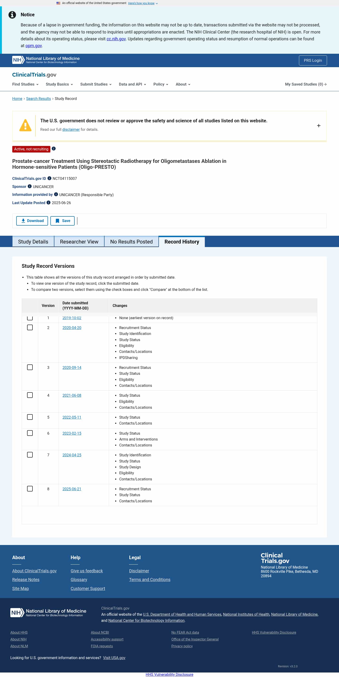 Latest website image capture
