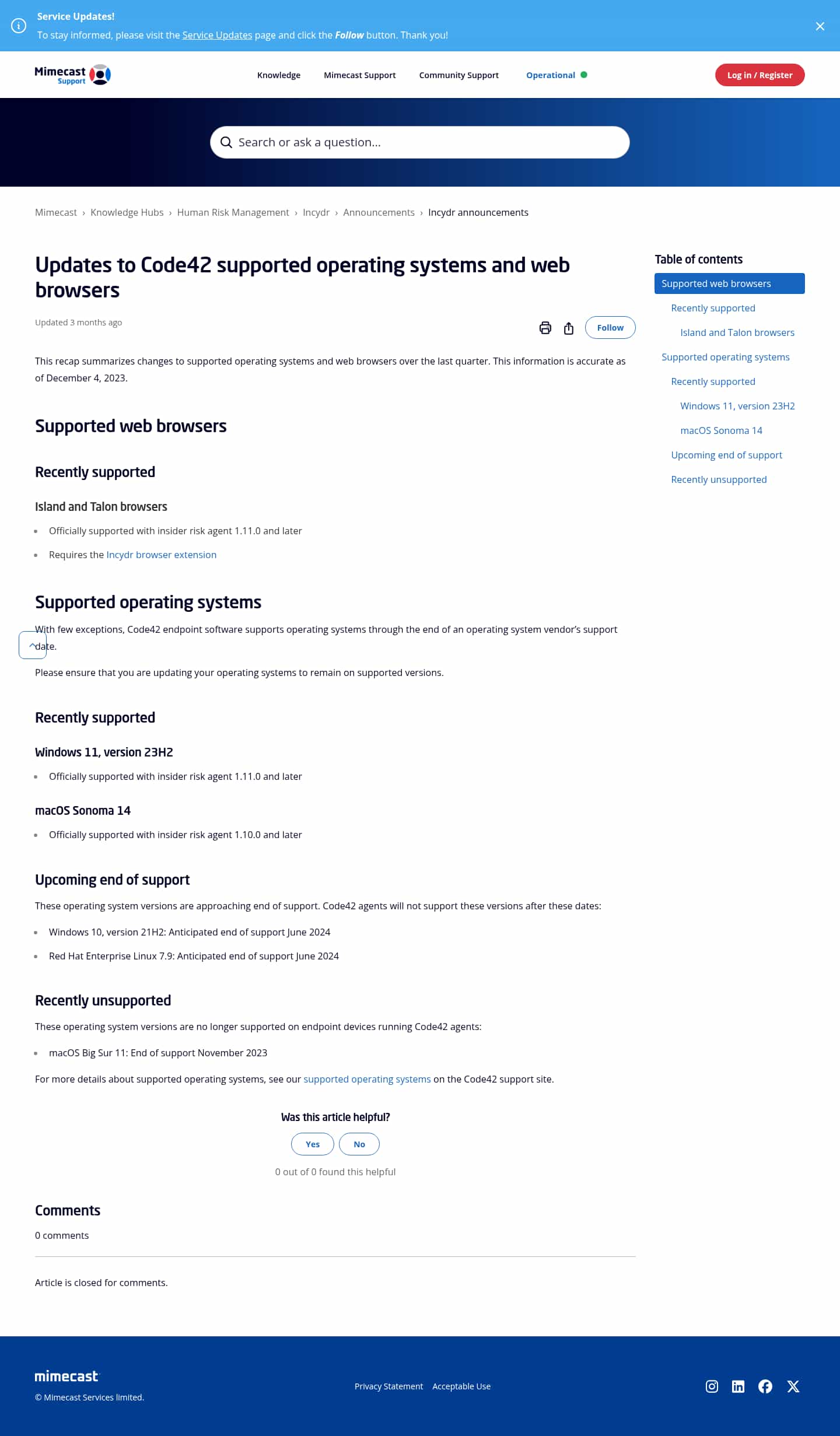 Latest website image capture