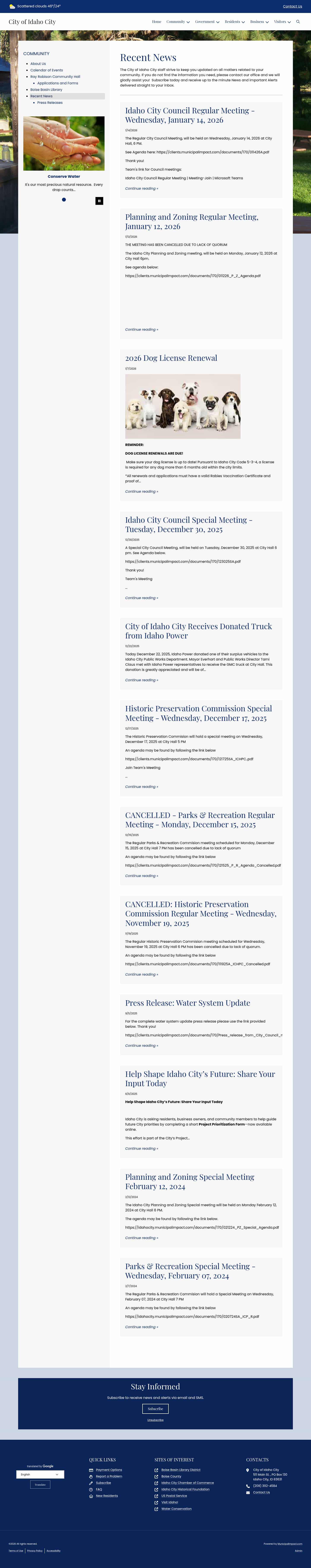 Latest website image capture