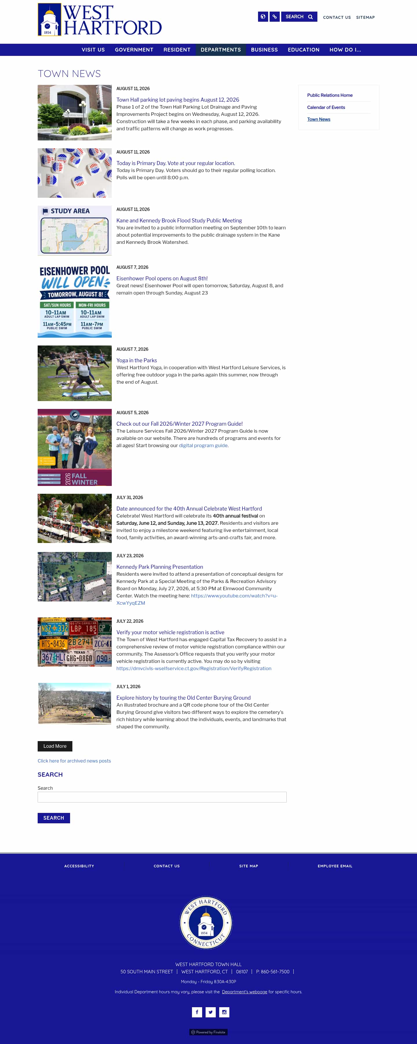Latest website image capture