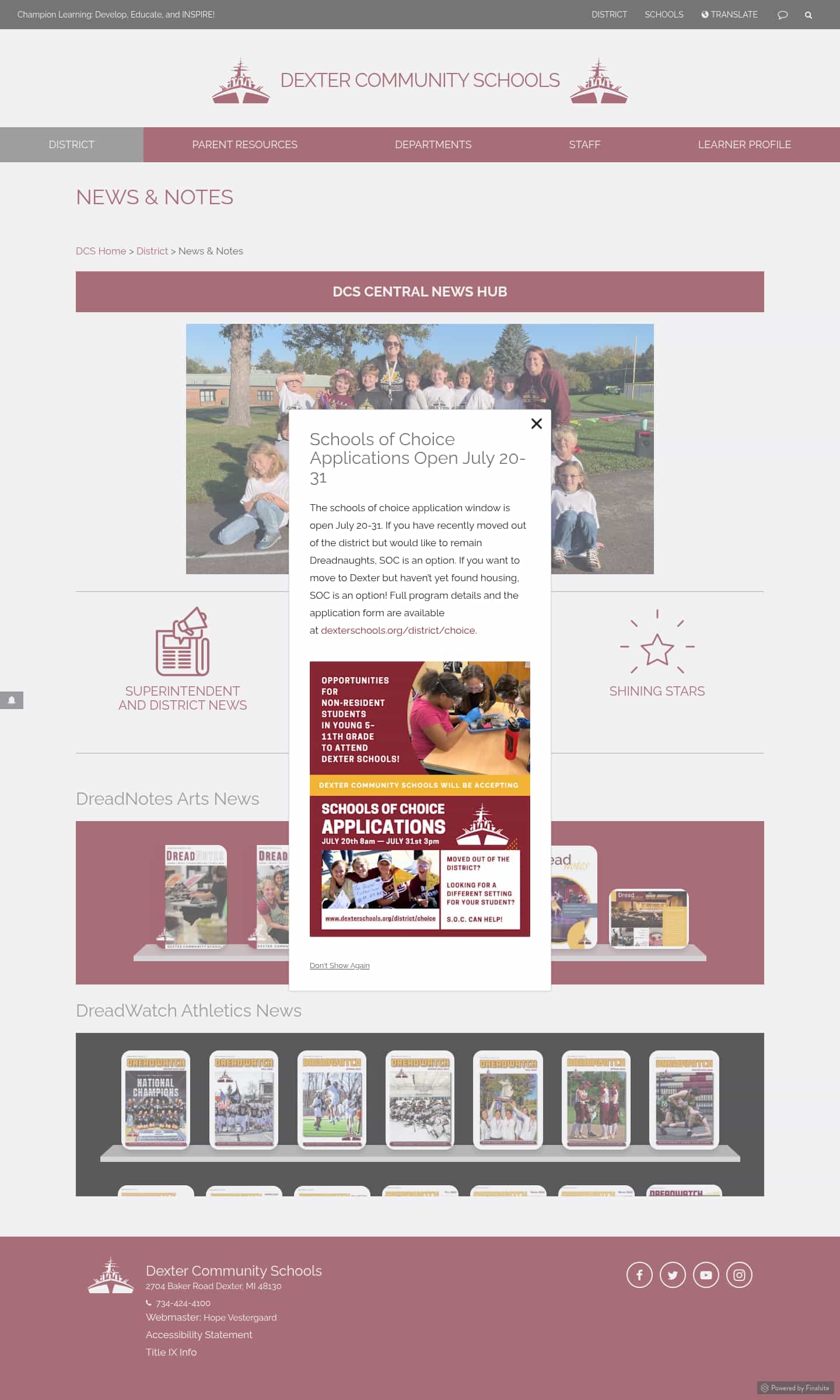 Latest website image capture