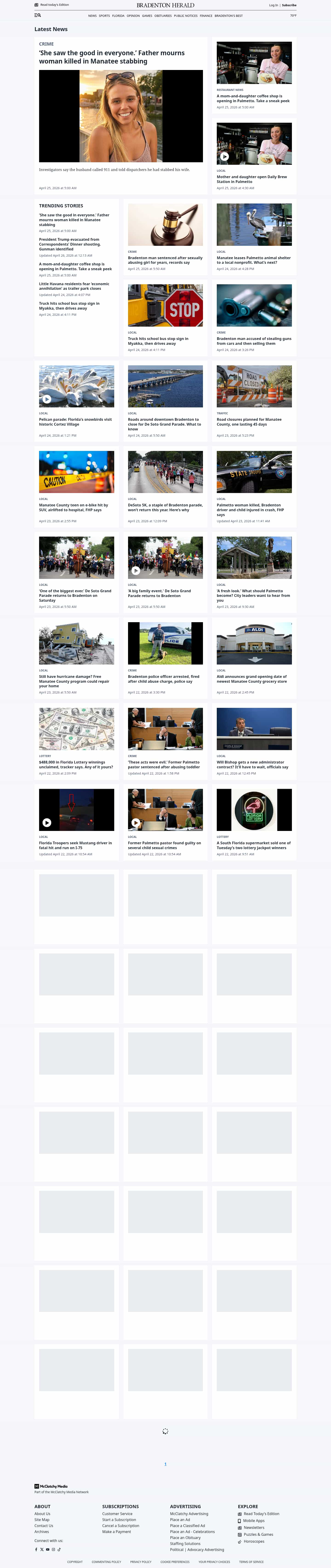Latest website image capture