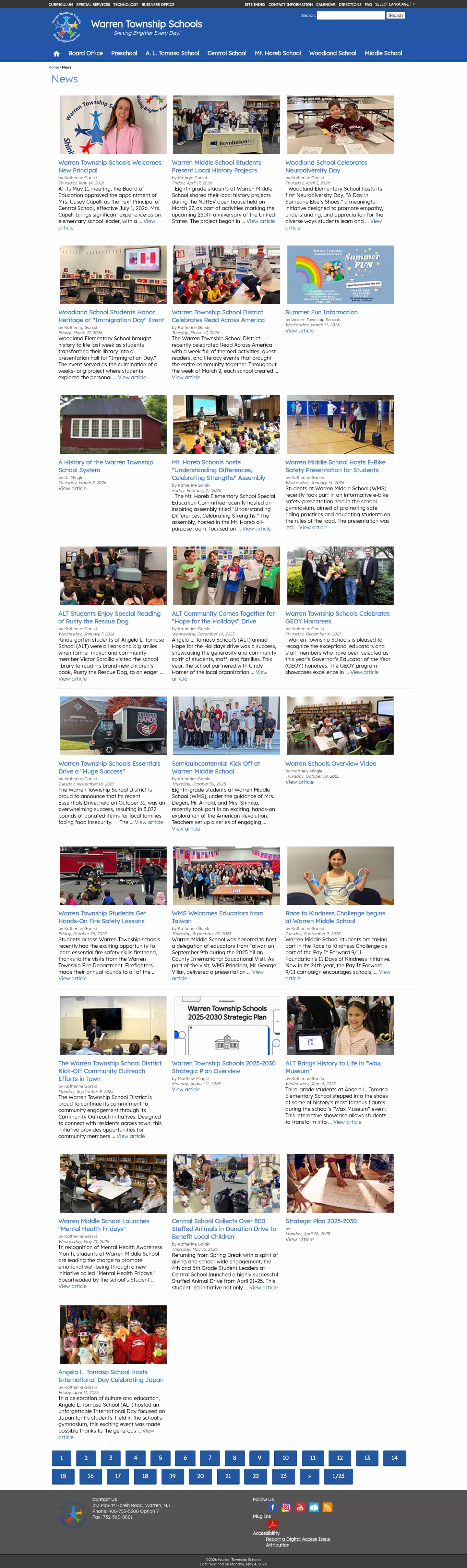 Latest website image capture