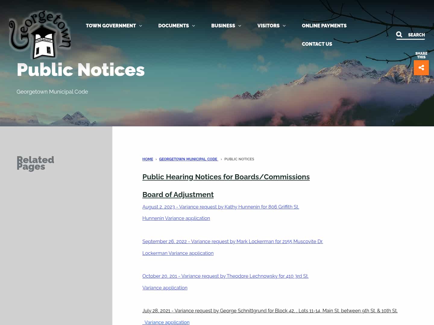 Latest website image capture