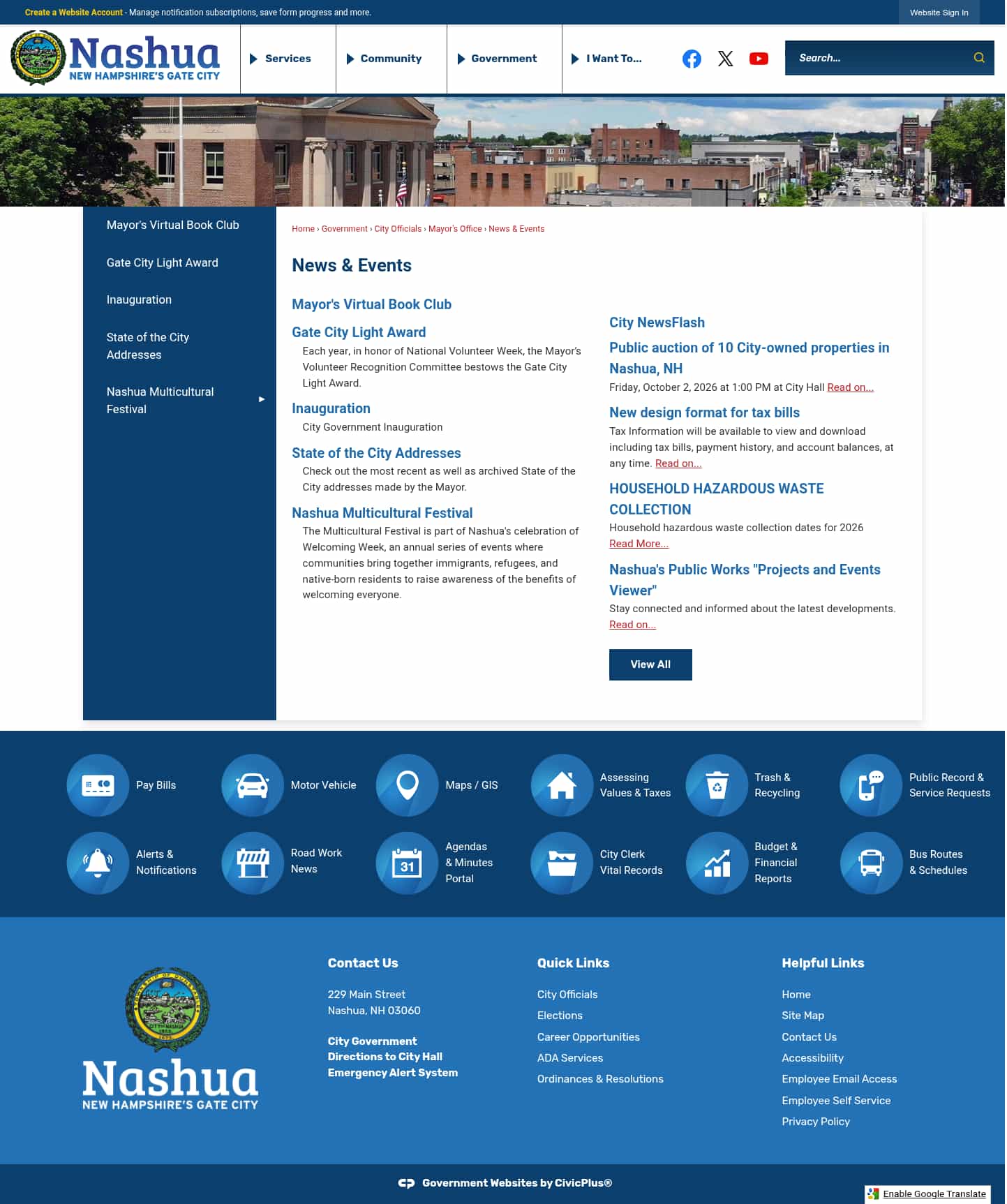 Latest website image capture