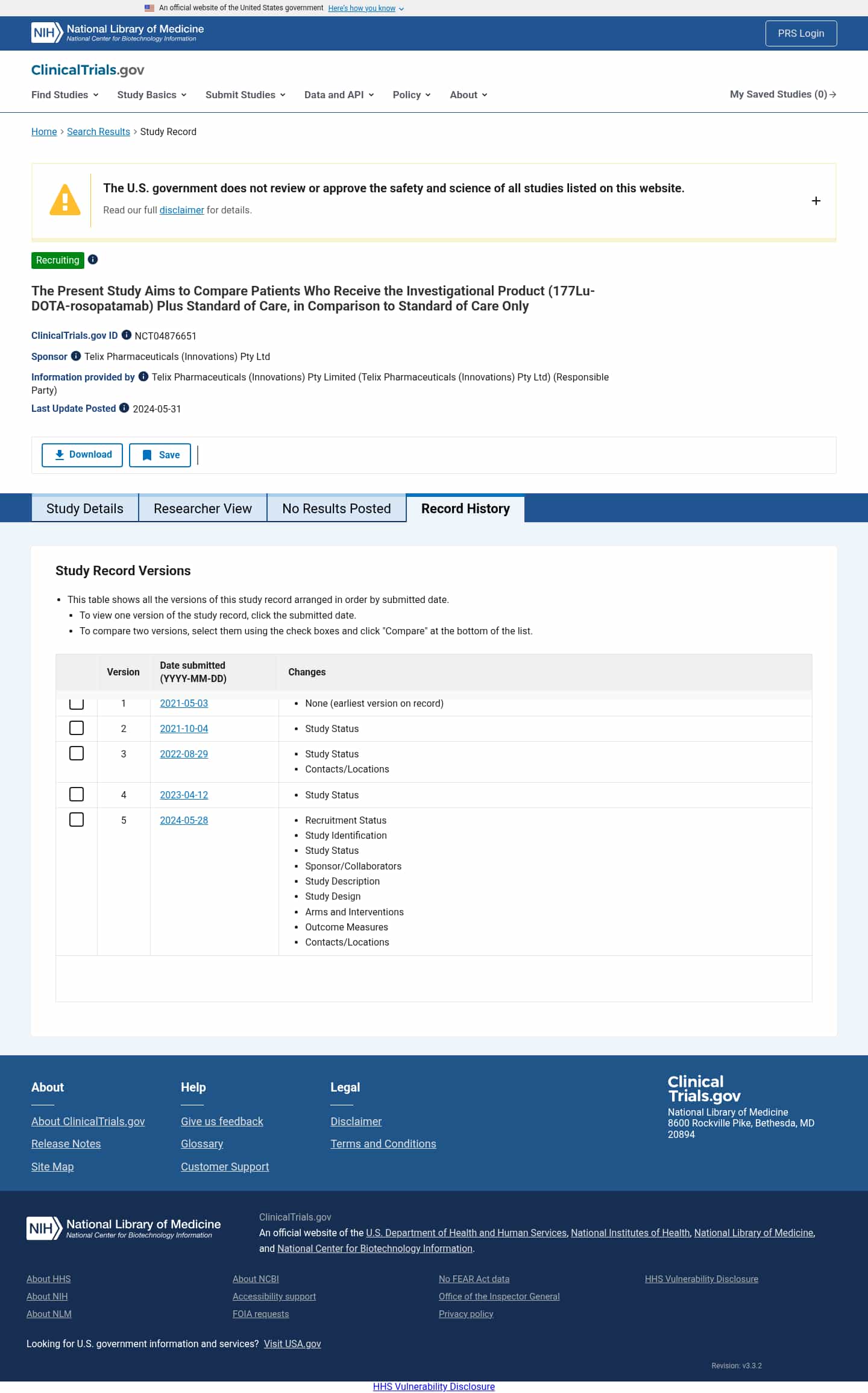 Latest website image capture