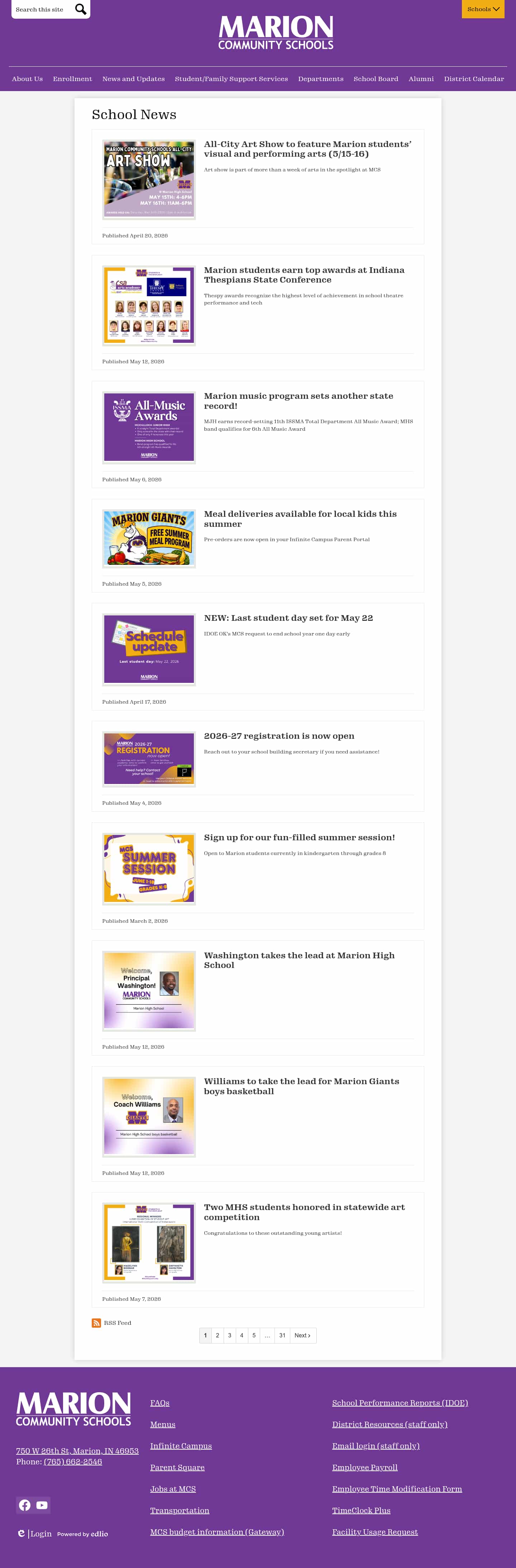 Latest website image capture