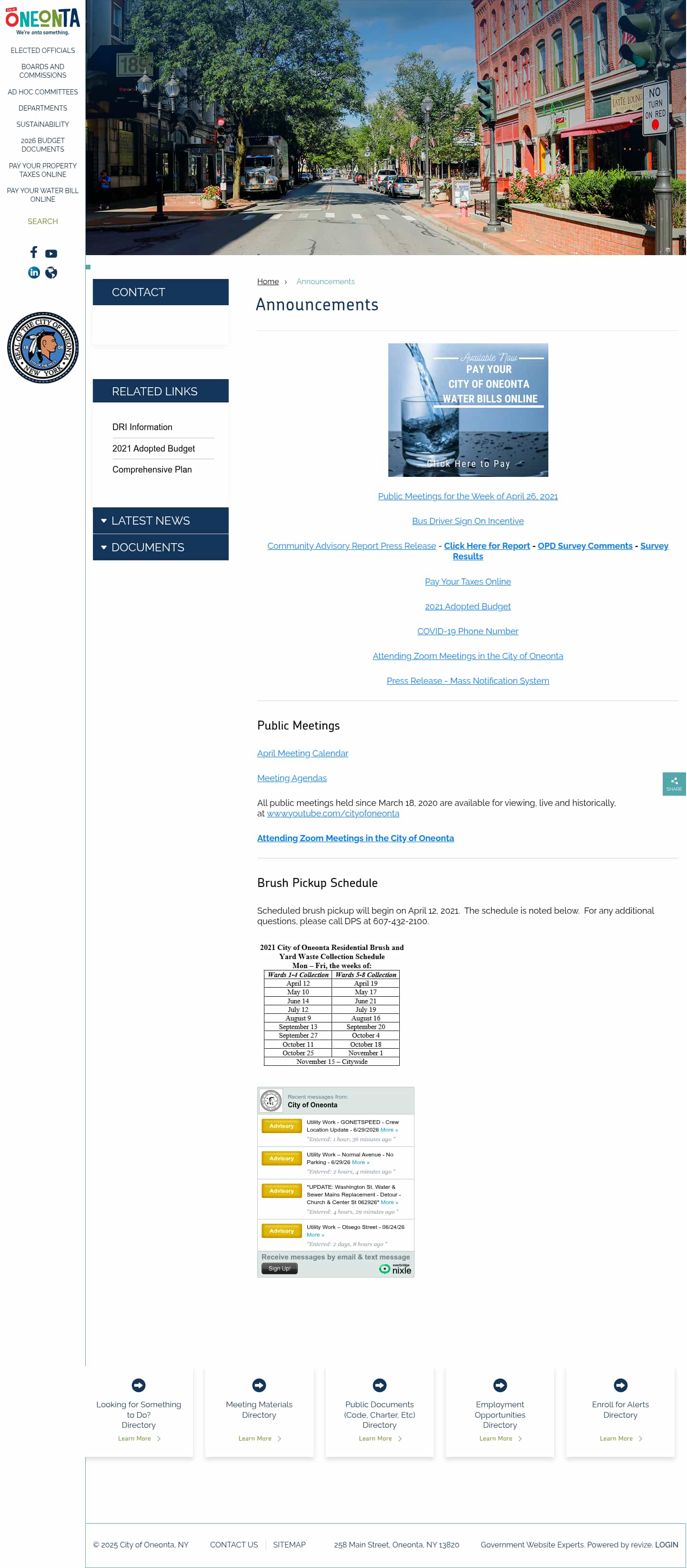 Latest website image capture