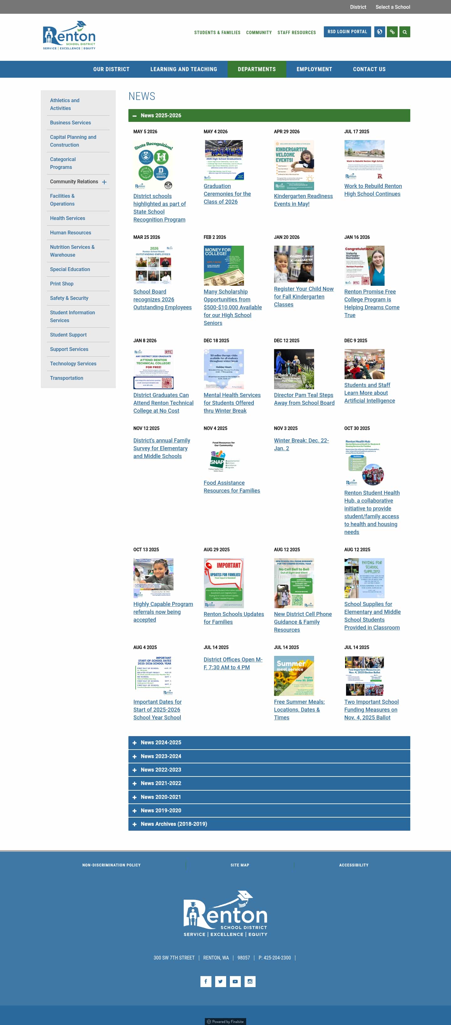 Latest website image capture