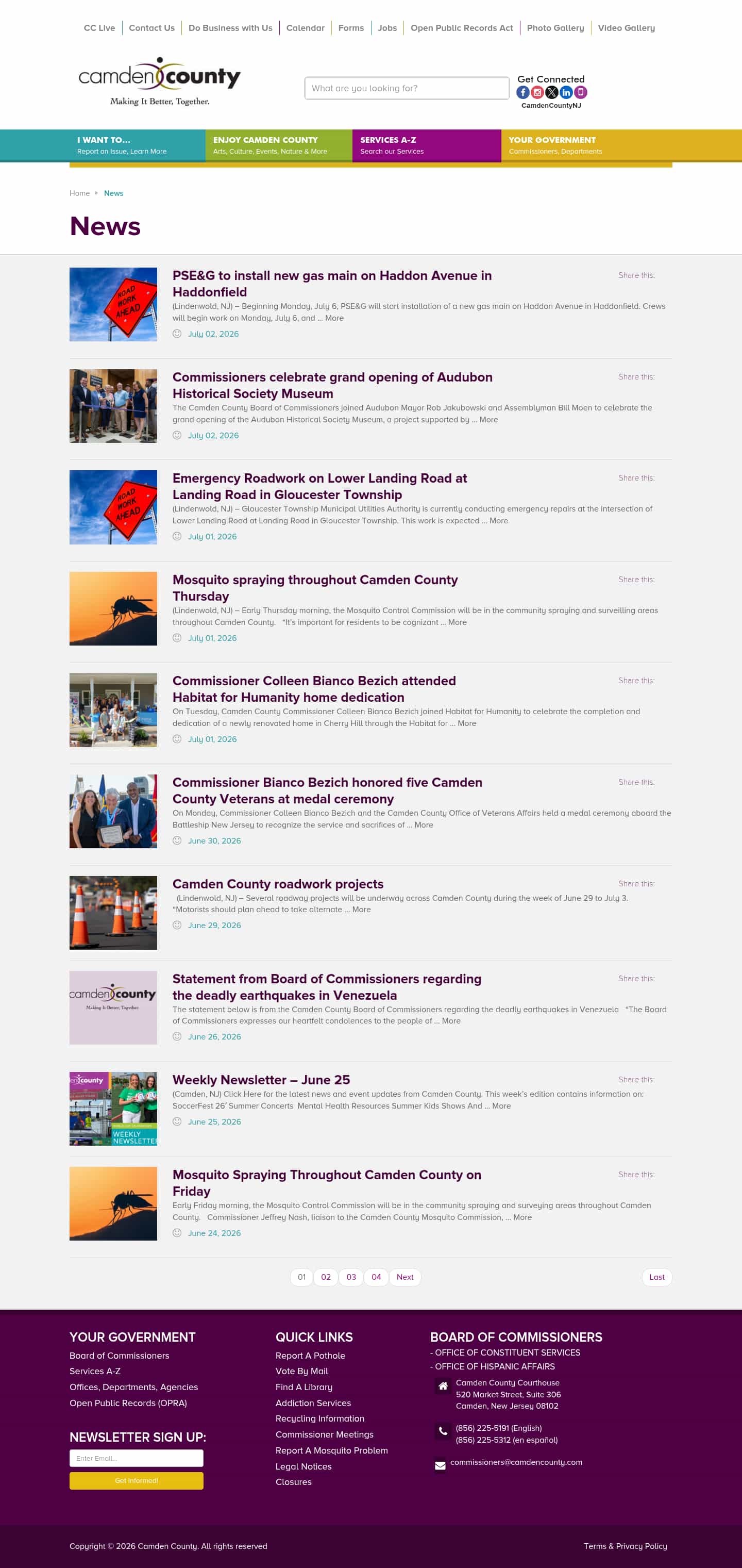 Latest website image capture